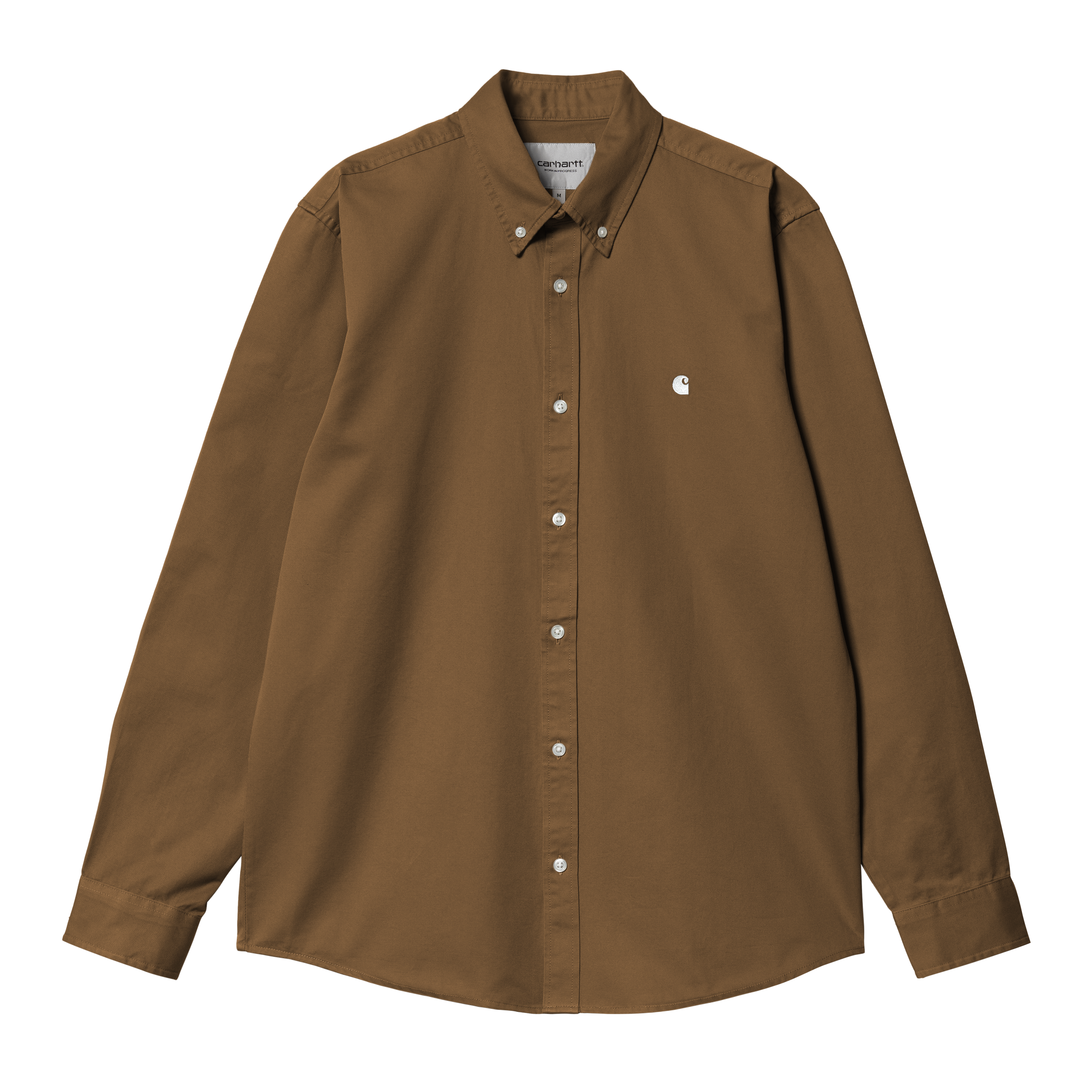 Carhartt WIP Long Sleeve Madison Shirt in Braun
