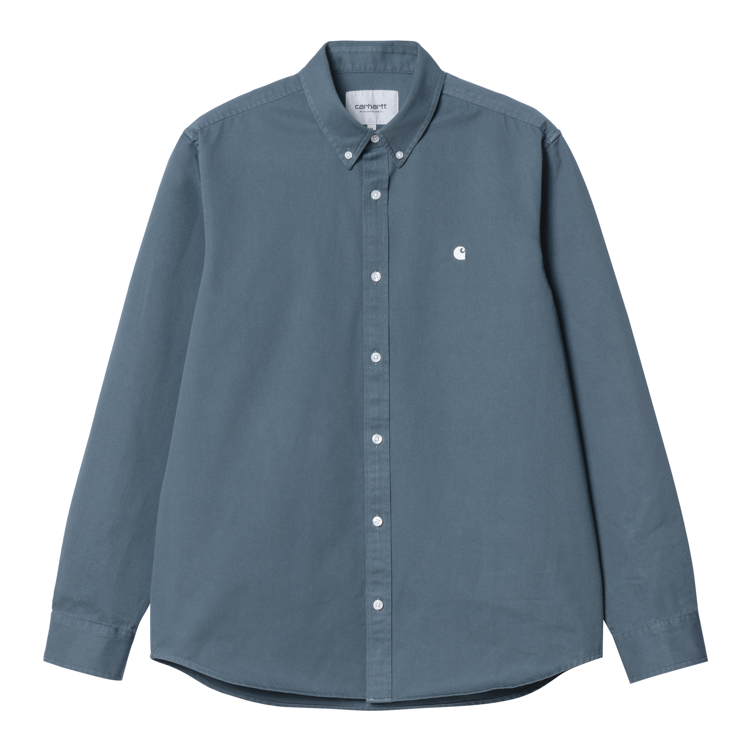 Carhartt WIP Long Sleeve Madison Shirt in Blu