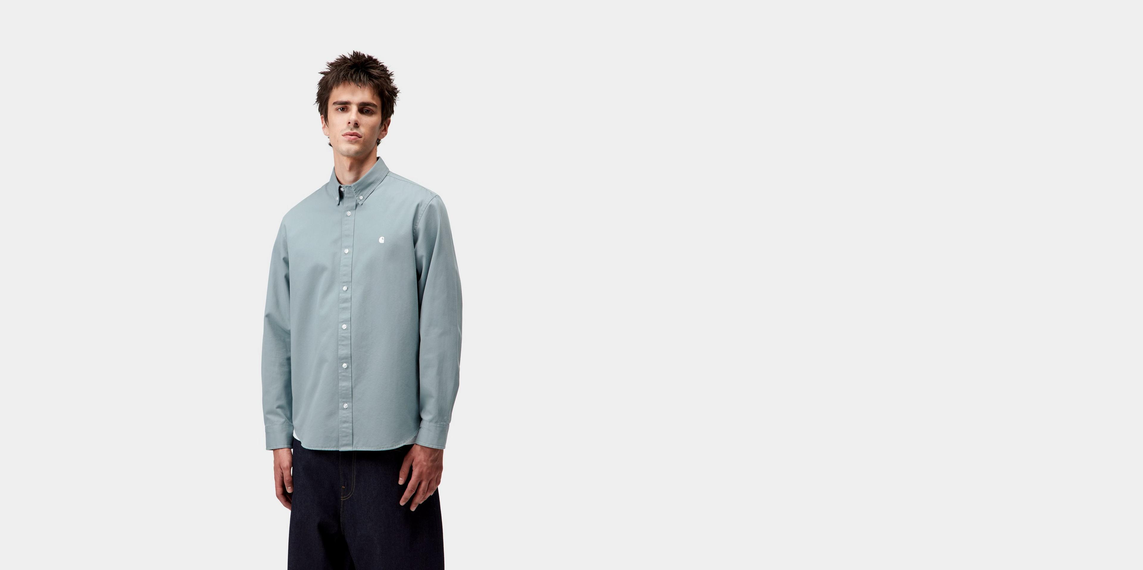 Carhartt WIP L/S Madison Shirt, Citadel / Wax | Official