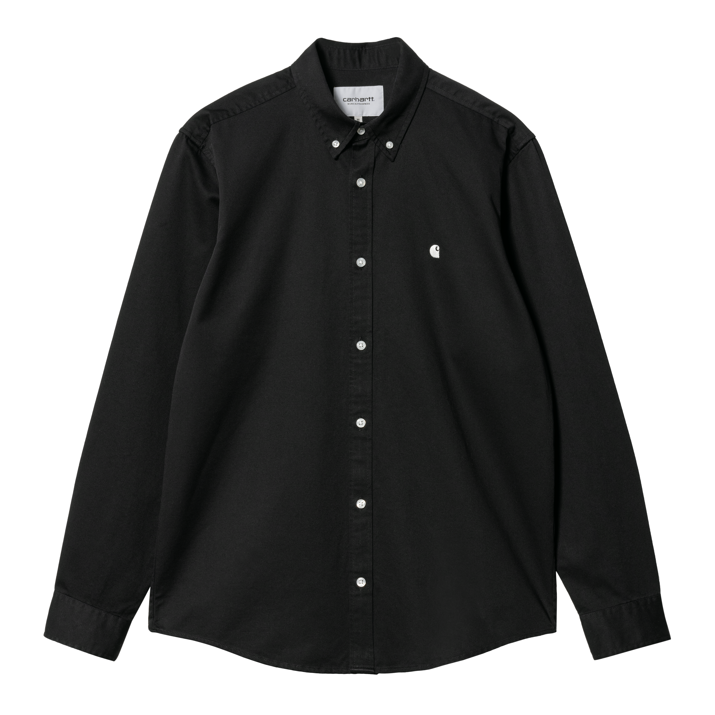 Carhartt WIP Long Sleeve Madison Shirt in Schwarz