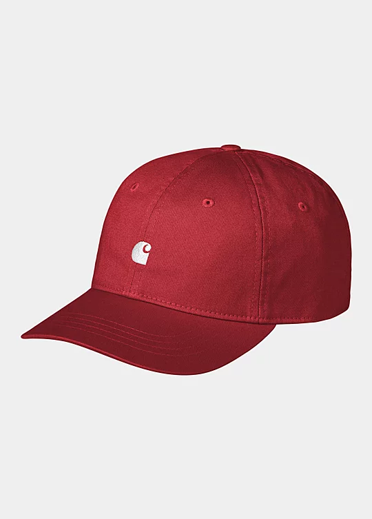 Carhartt WIP Madison Logo Cap in Red