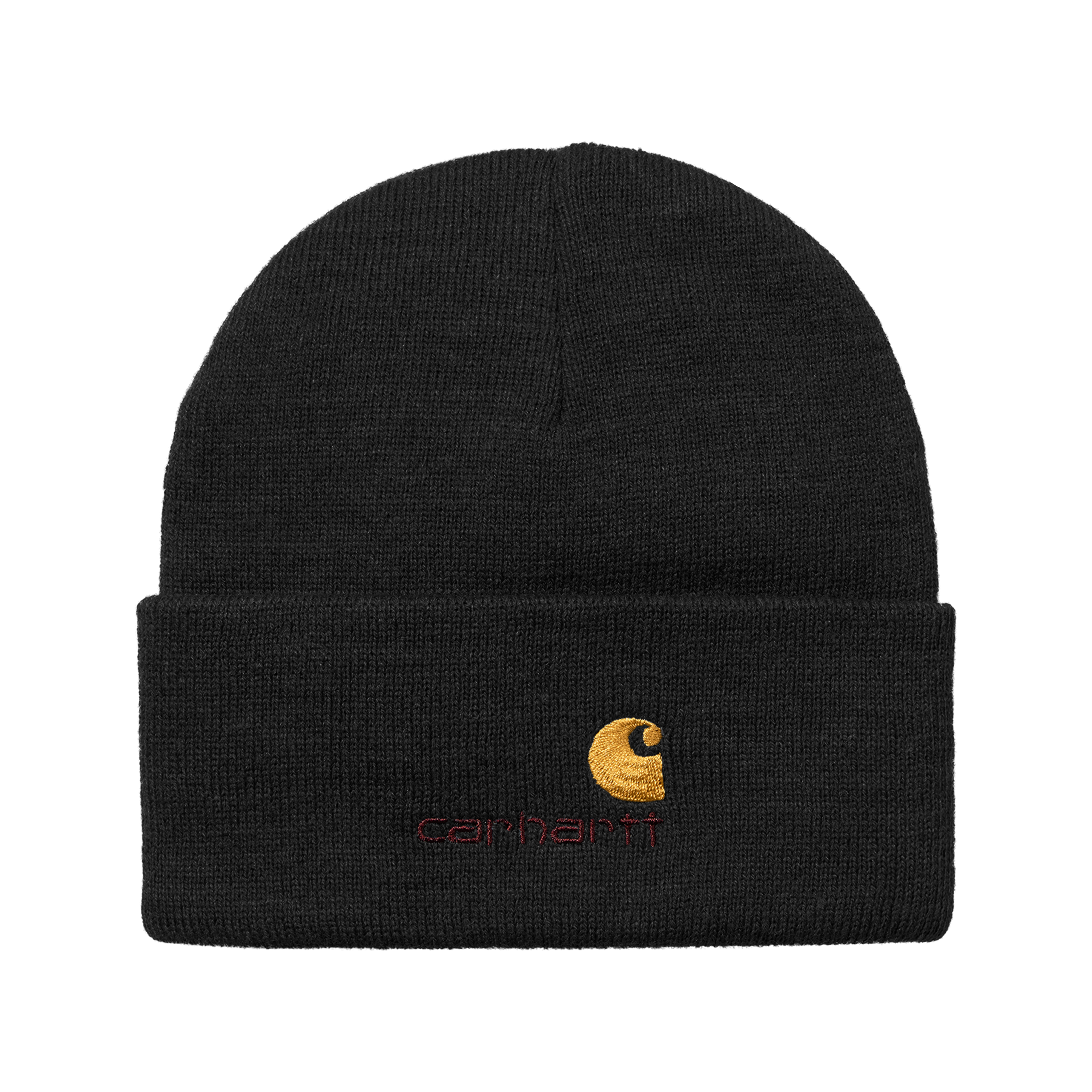 Carhartt WIP American Script Beanie in Nero