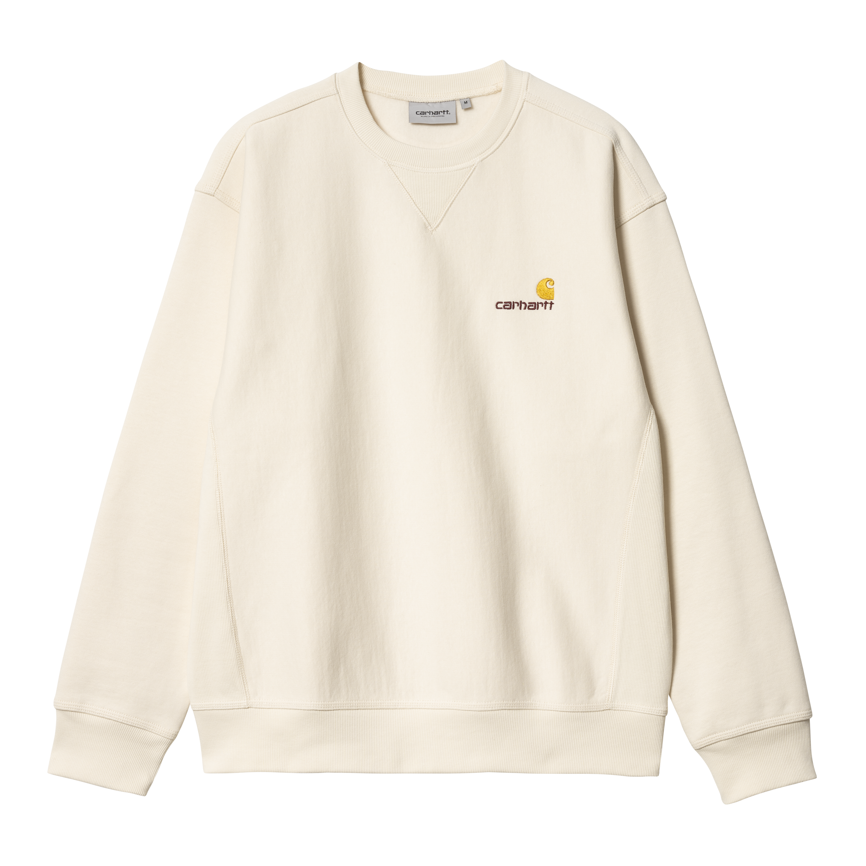 Carhartt WIP American Script Sweatshirt em Bege