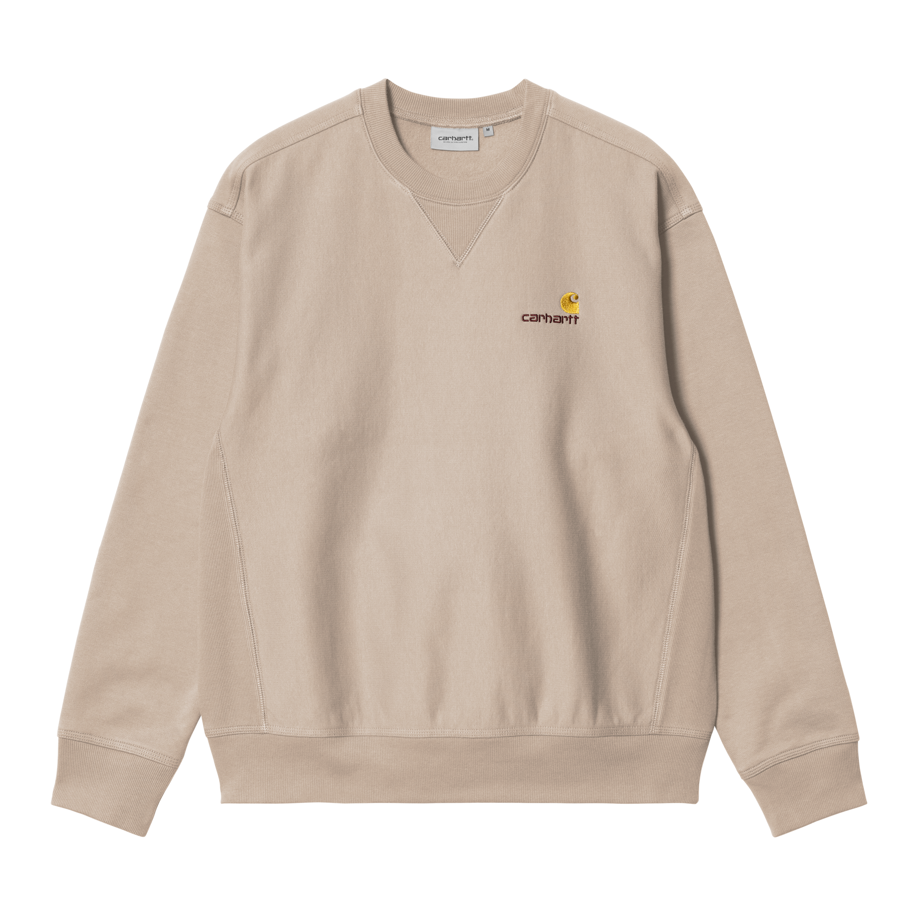 Carhartt WIP American Script Sweatshirt in Beige