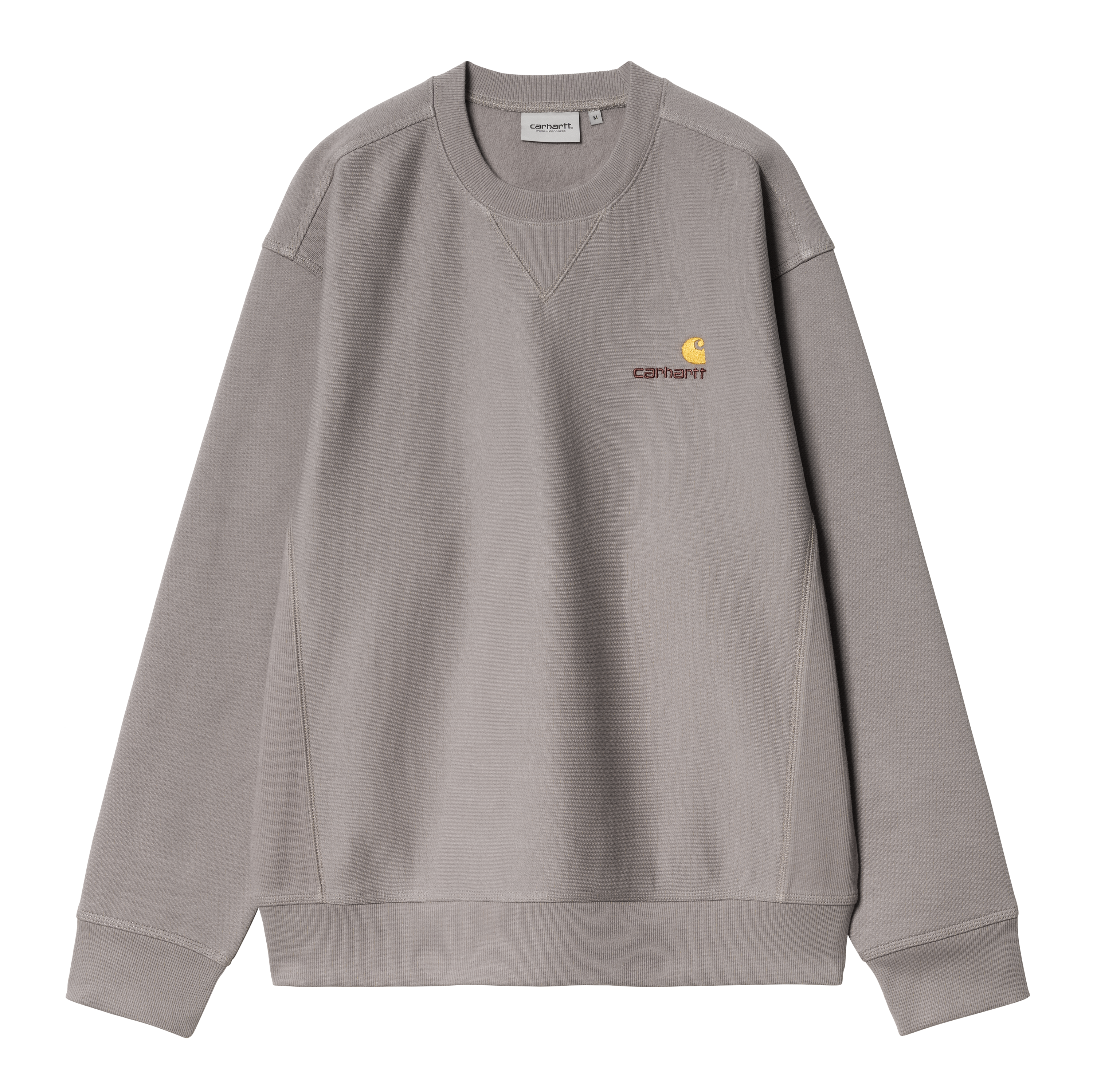 スウェット・トレーナー Carhartt Wip Yosemite Coloured American Script Sweatshirt Carhartt WIP Sweatshirt American Script - grey (yosemite)