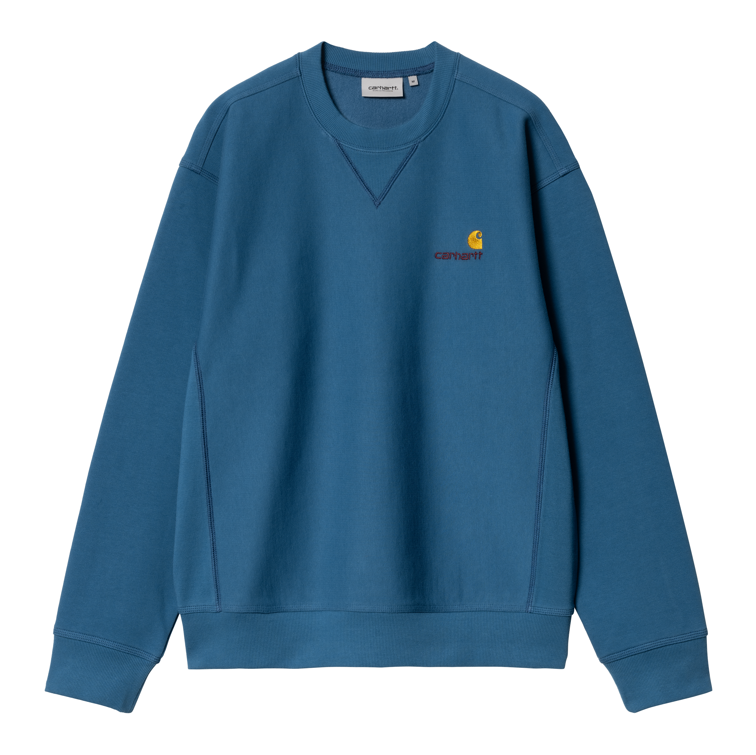 Carhartt WIP American Script Sweatshirt in Blau