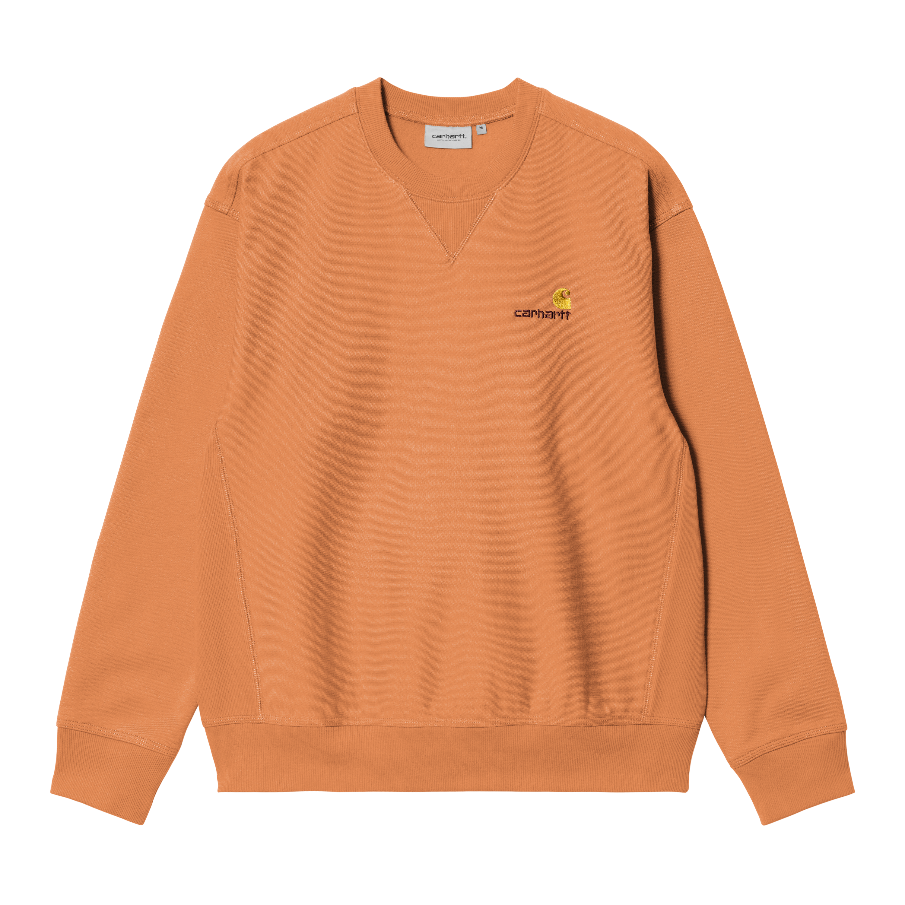 Carhartt WIP American Script Sweatshirt in Orange