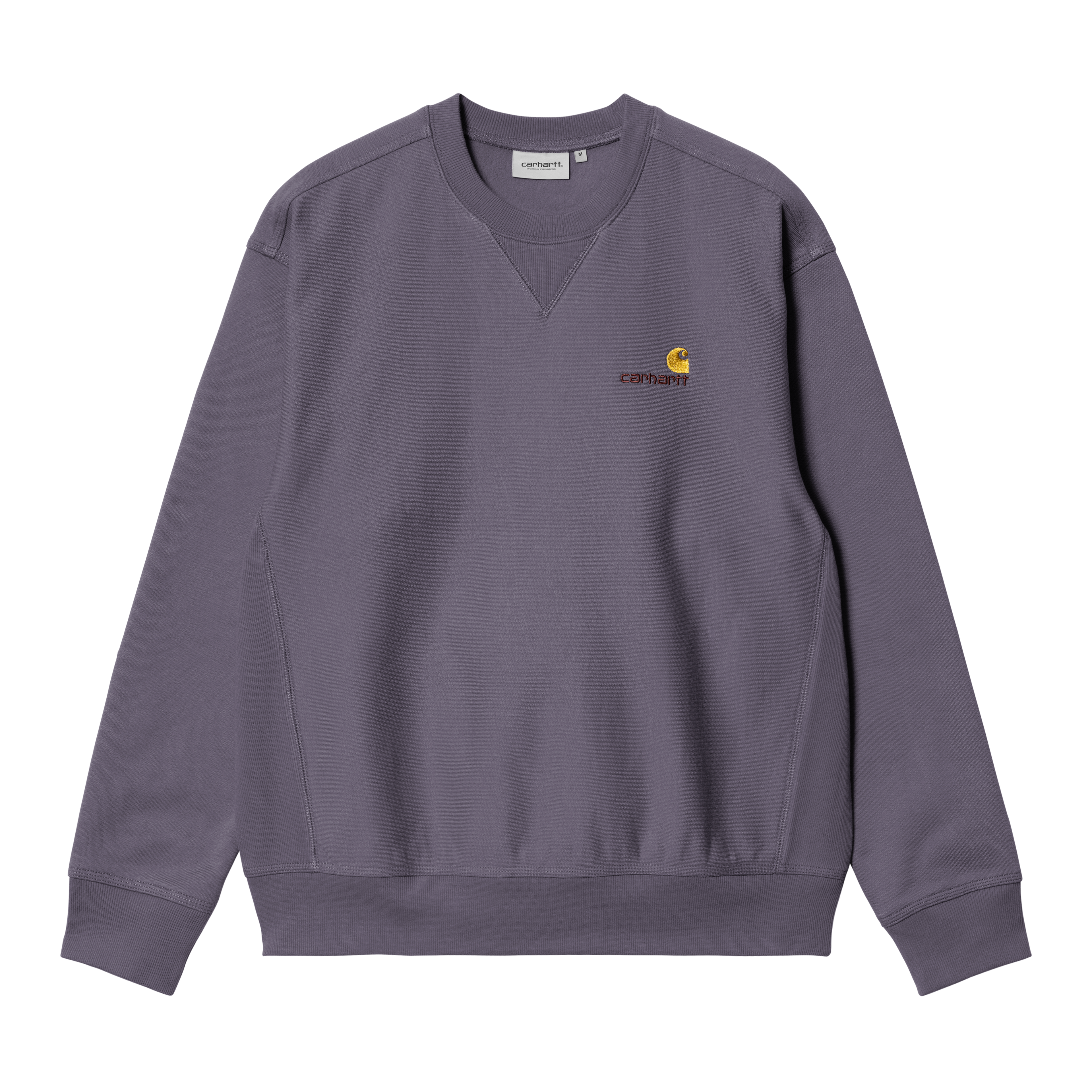 Carhartt WIP American Script Sweatshirt, Shady Purple | Official 