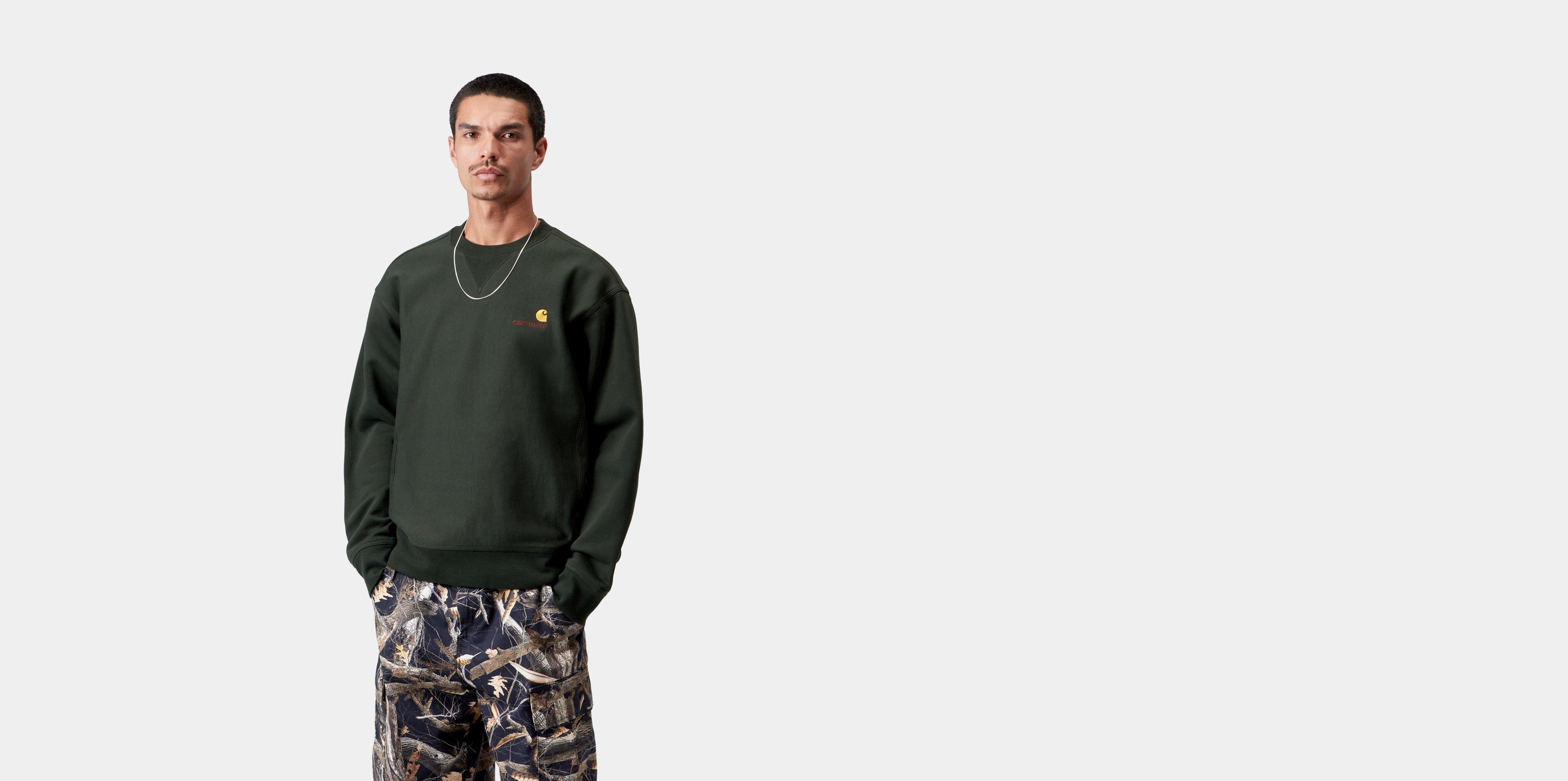 Carhartt WIP American Script Sweatshirt Raven | black | XL | Men