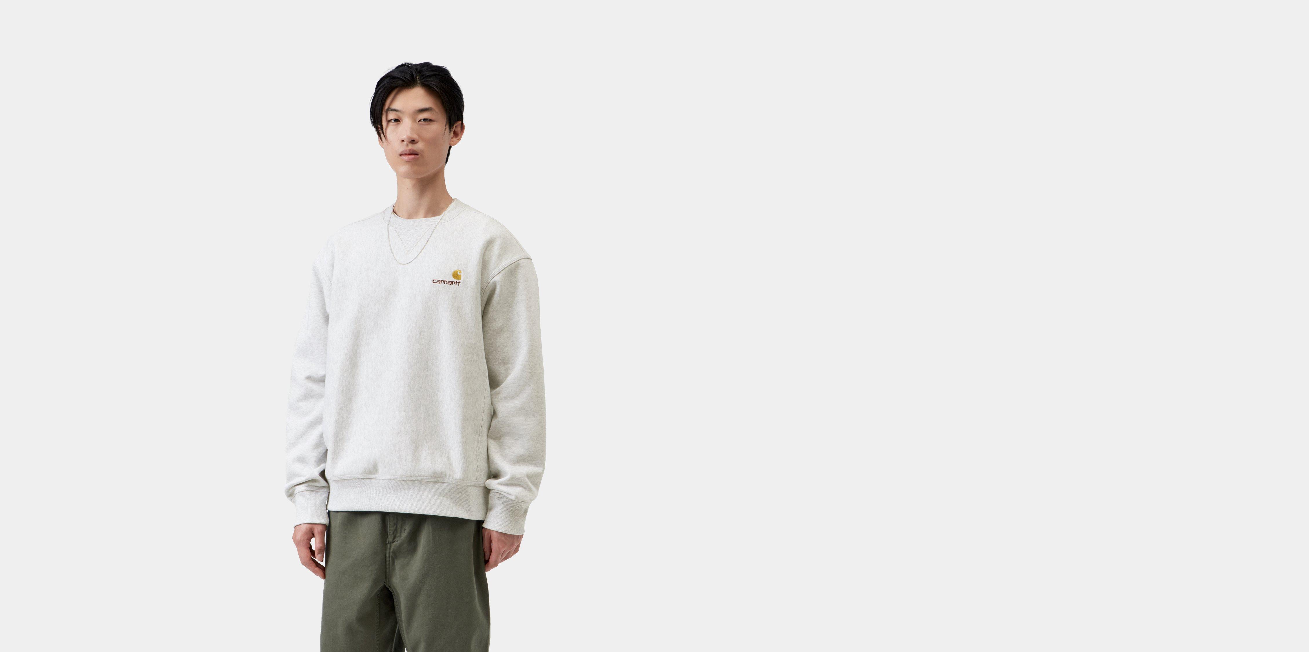 Carhartt WIP American Script Sweatshirt Ash Heather | grey | M | Men