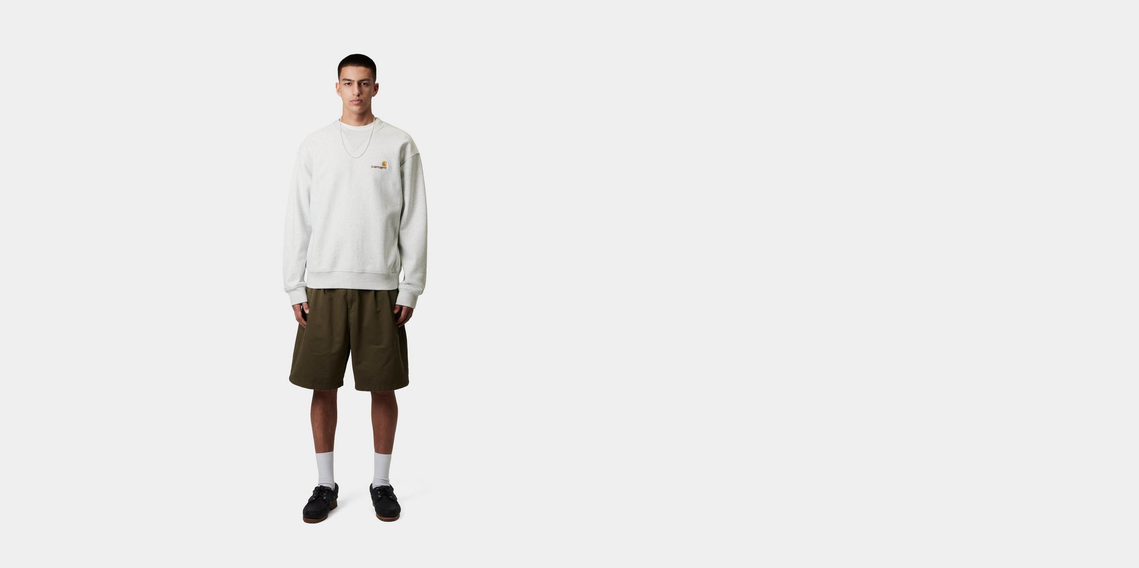 【carhartt】速達無料American Scriptロゴ フーディ/Ash Heather Carhartt WIP Hooded American Script Sweatshirt | Ash Heather