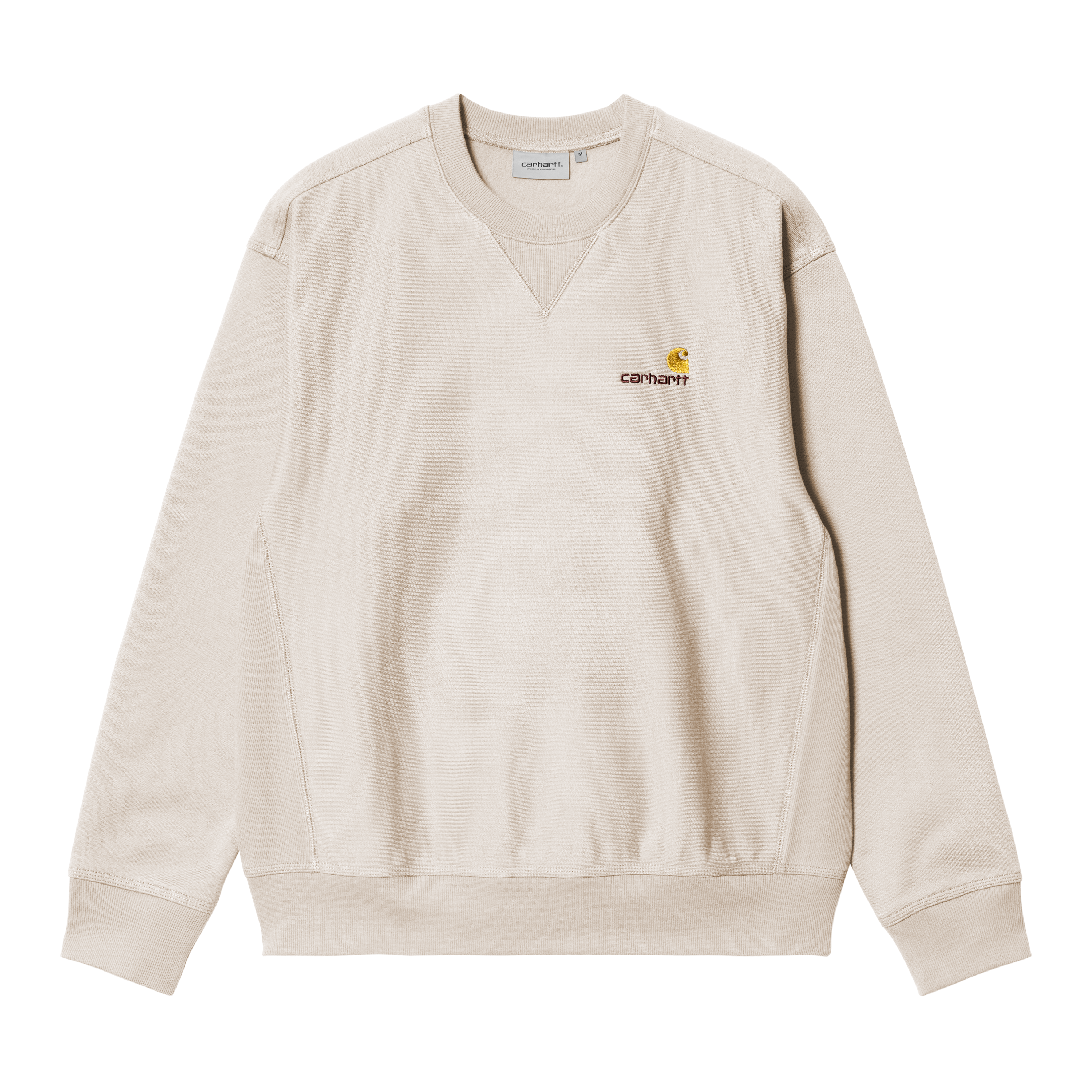 Carhartt WIP American Script Sweatshirt in Beige