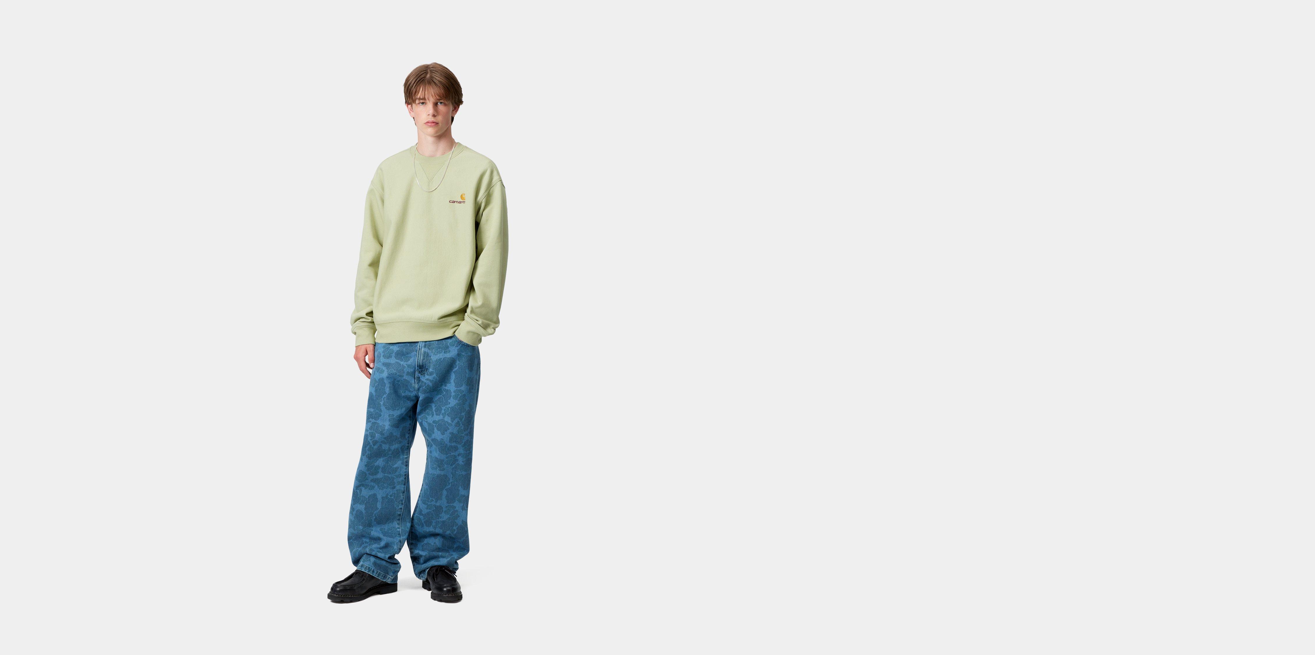 Carhartt WIP American Script Sweatshirt in Green