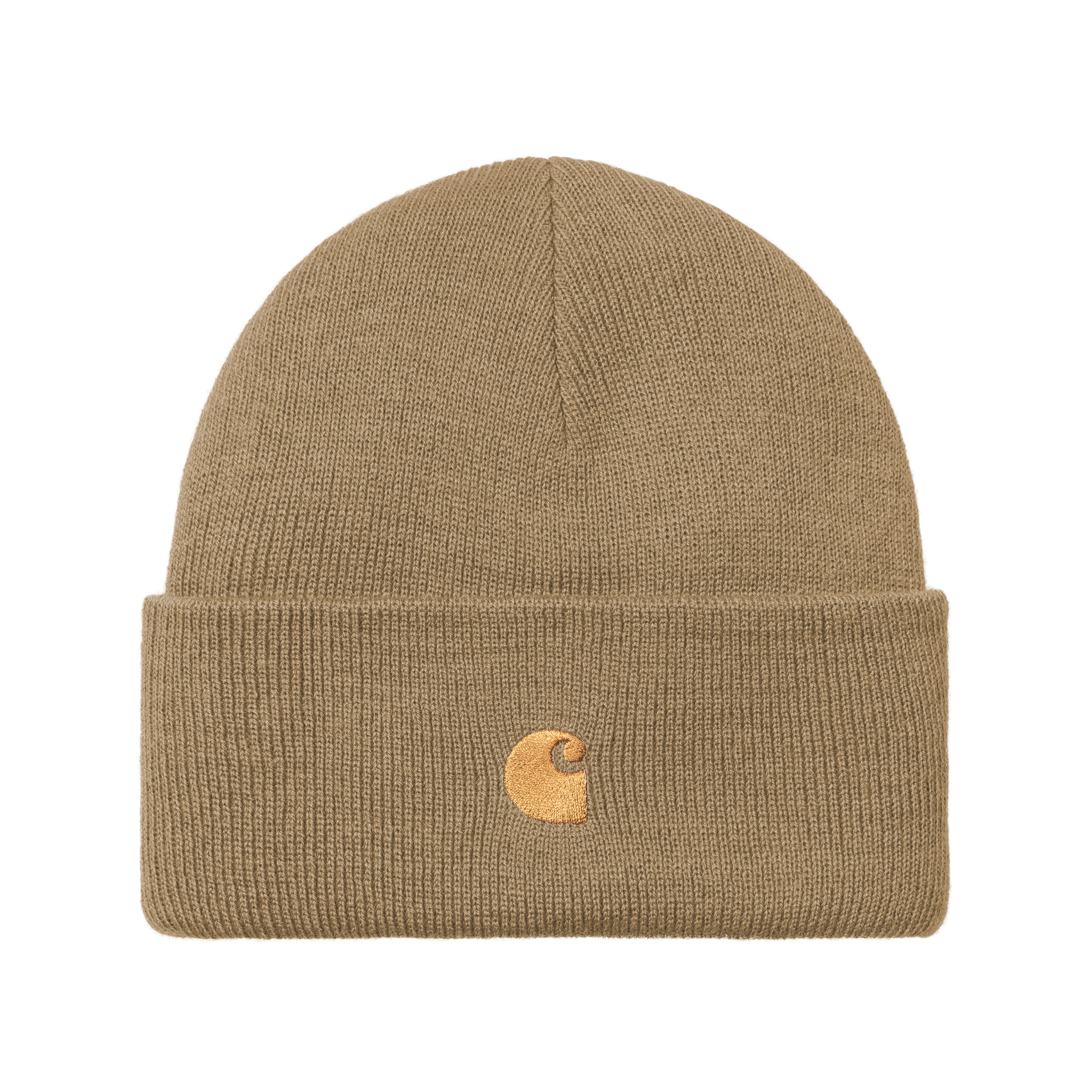 Carhartt WIP Chase Beanie in Brown