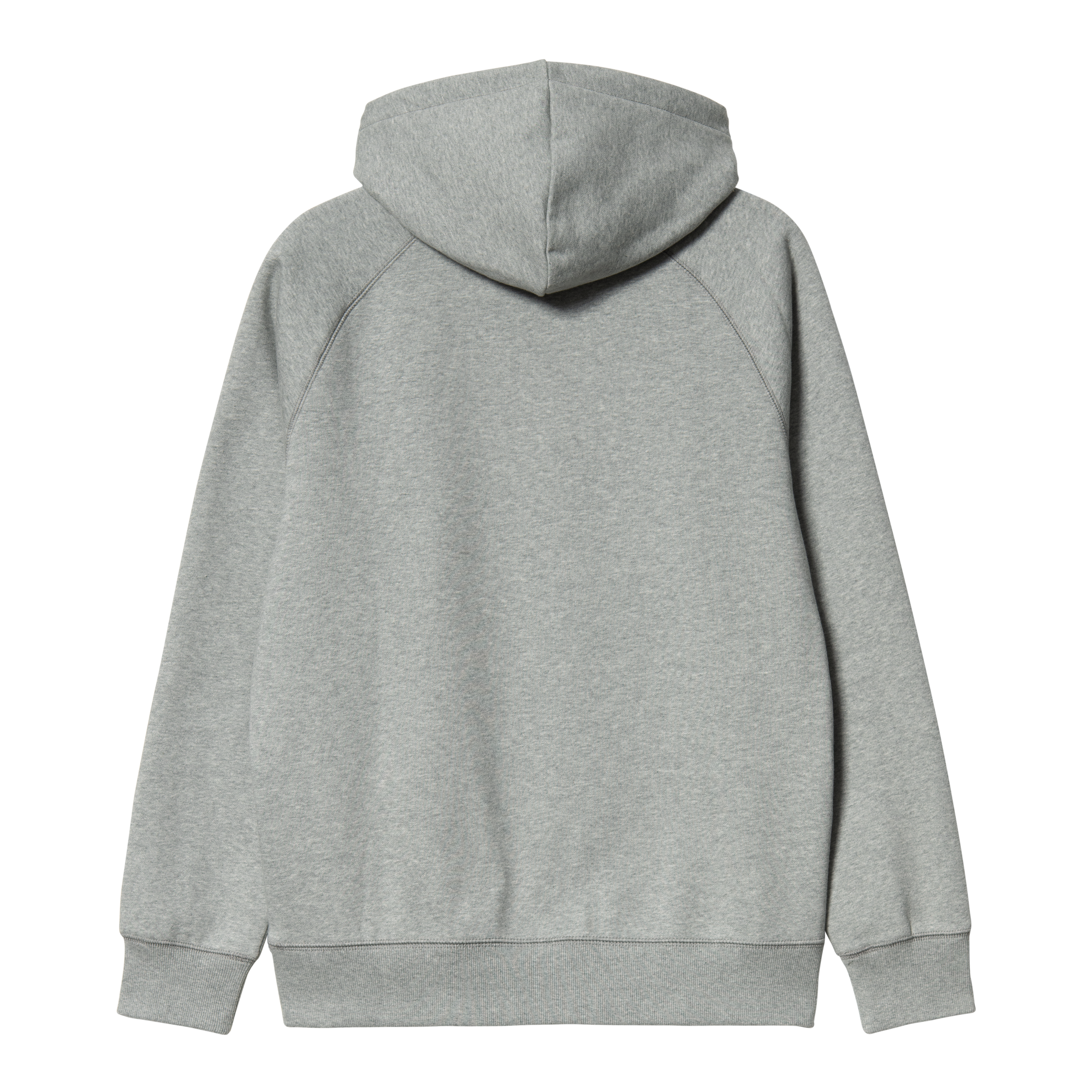 Carhartt WIP Hooded Chase Sweatshirt, Grey Heather / Gold