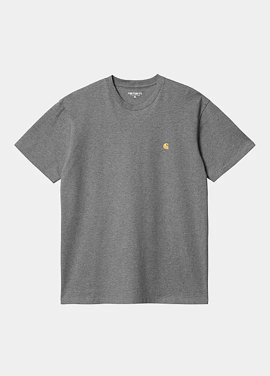 Carhartt WIP Short Sleeve Chase T-Shirt in Grau