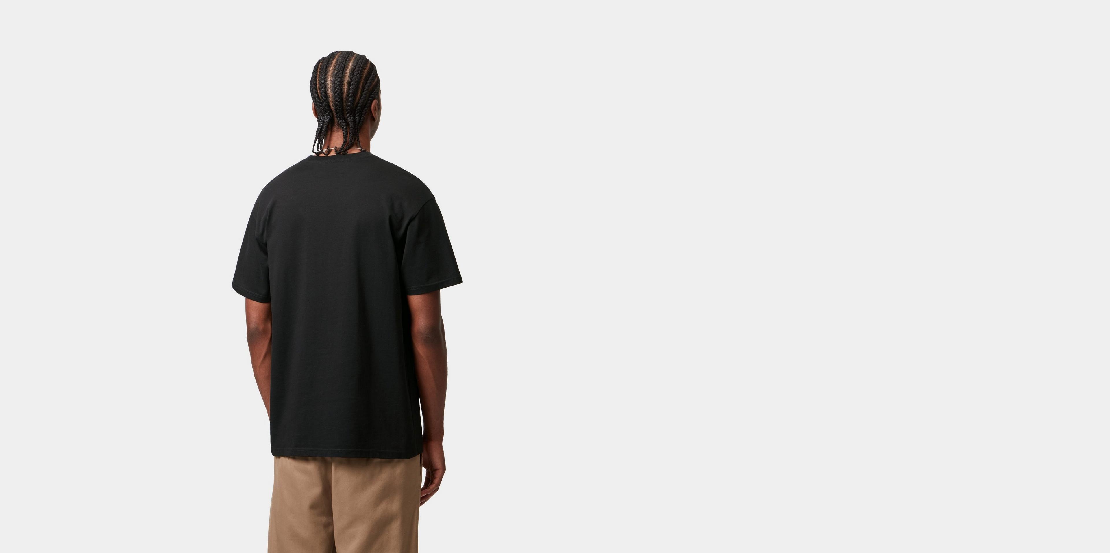 Carhartt WIP S/S Chase T-Shirt, Black / Gold | Official