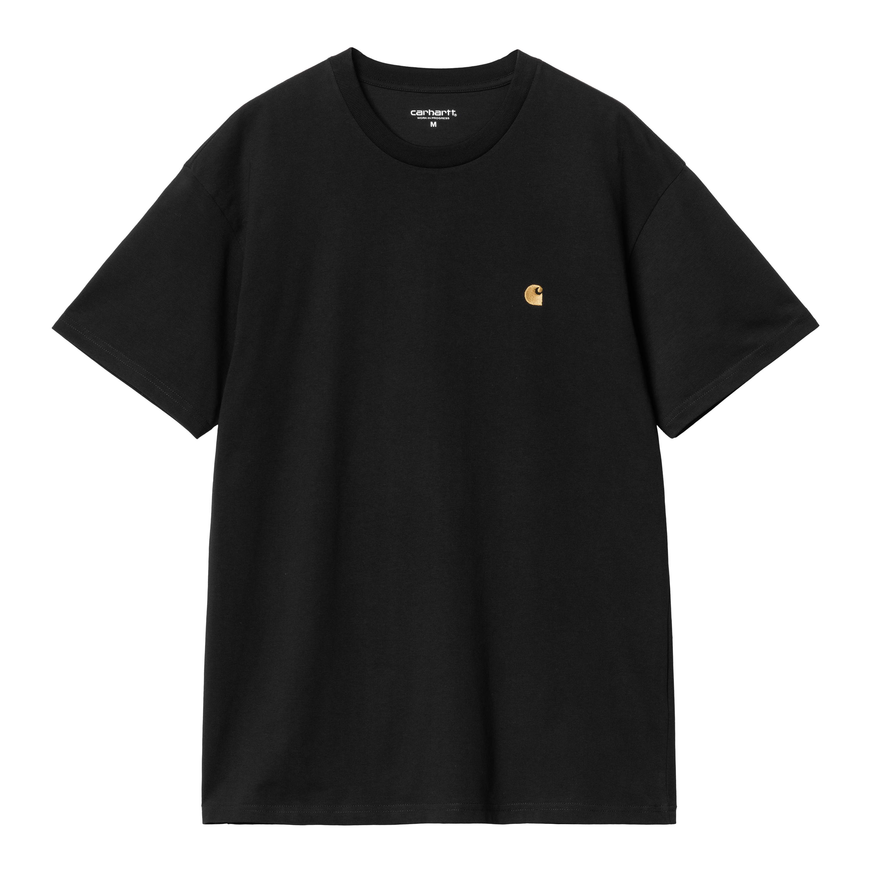 Carhartt WIP S/S Chase T-Shirt, Black / Gold | Official