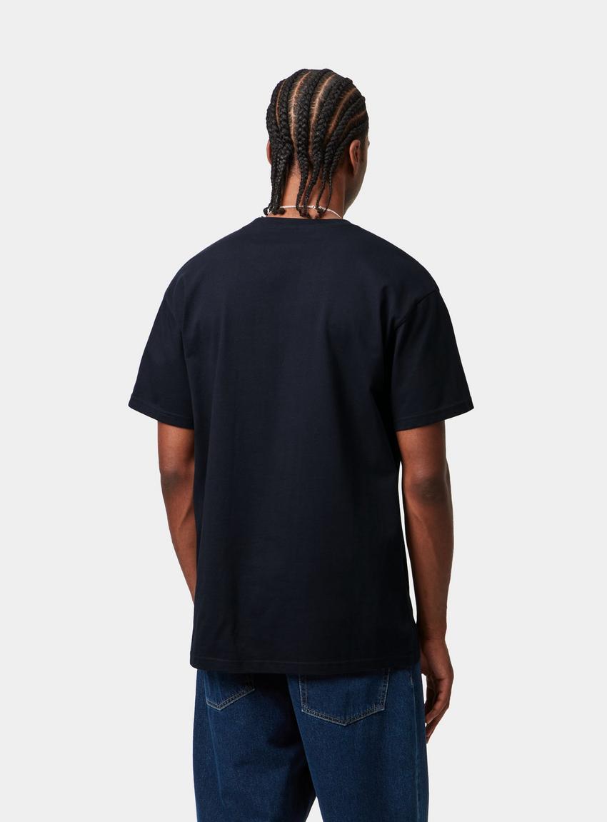 【関税&送料込】Carhartt Wip Dark Navy S S Pocket T-Shirt Carhartt WIP S/S Chase T-Shirt, Dark Navy / Gold | Official