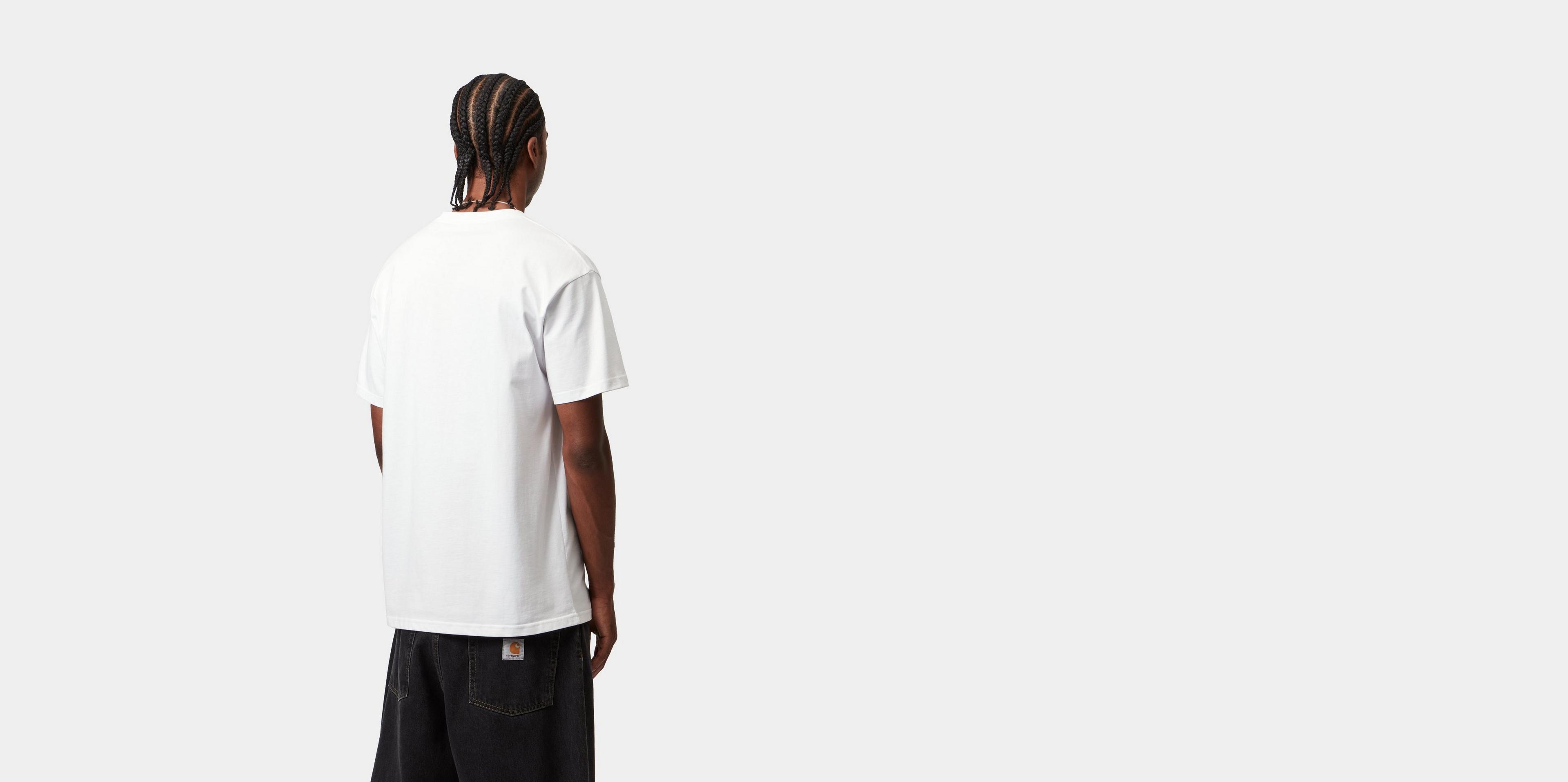 Carhartt WIP S/S Chase T-Shirt, White / Gold | Official