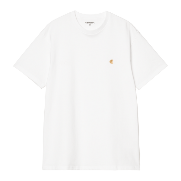S/S Chase T-Shirt White / Gold