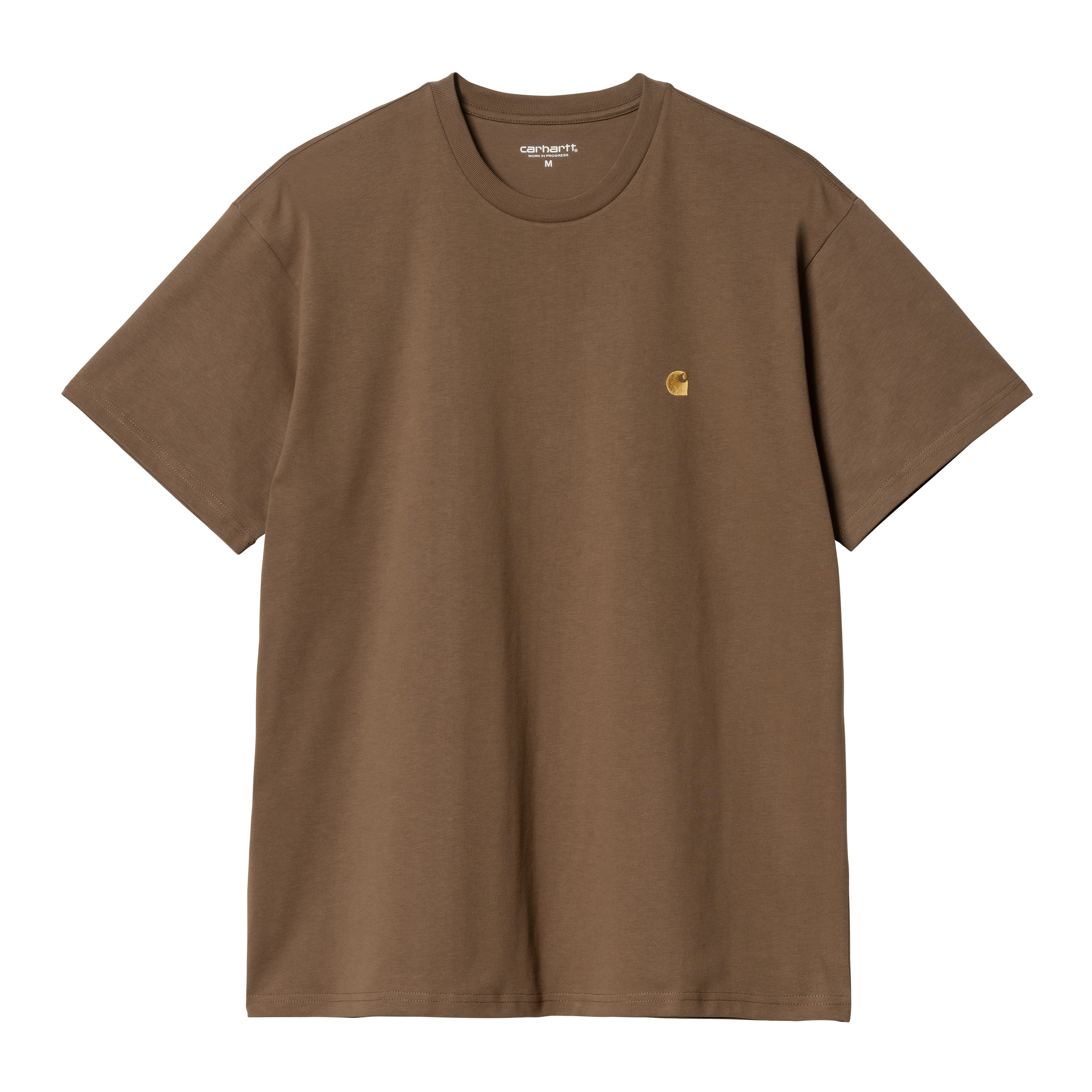 Carhartt WIP Short Sleeve Chase T-Shirt em Castanho