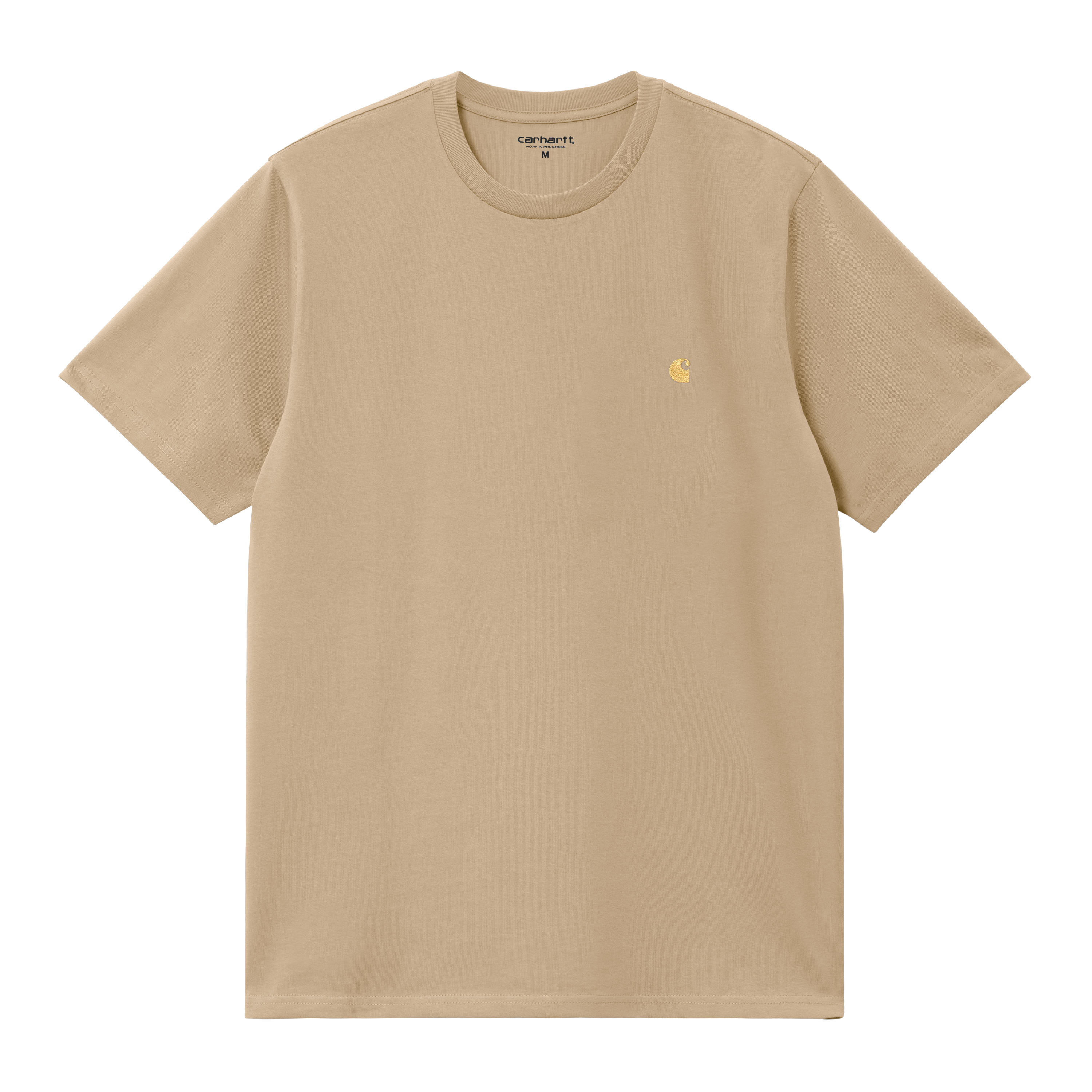 Carhartt WIP Short Sleeve Chase T-Shirt in Beige