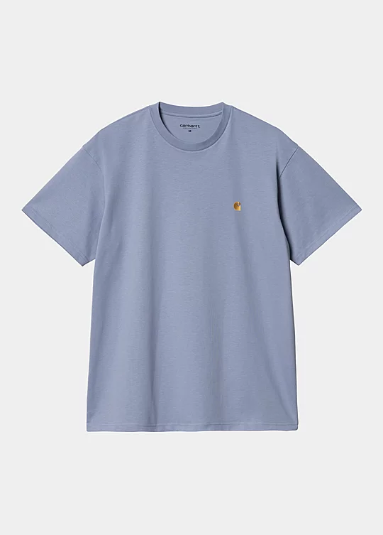 Carhartt WIP Short Sleeve Chase T-Shirt in Blue