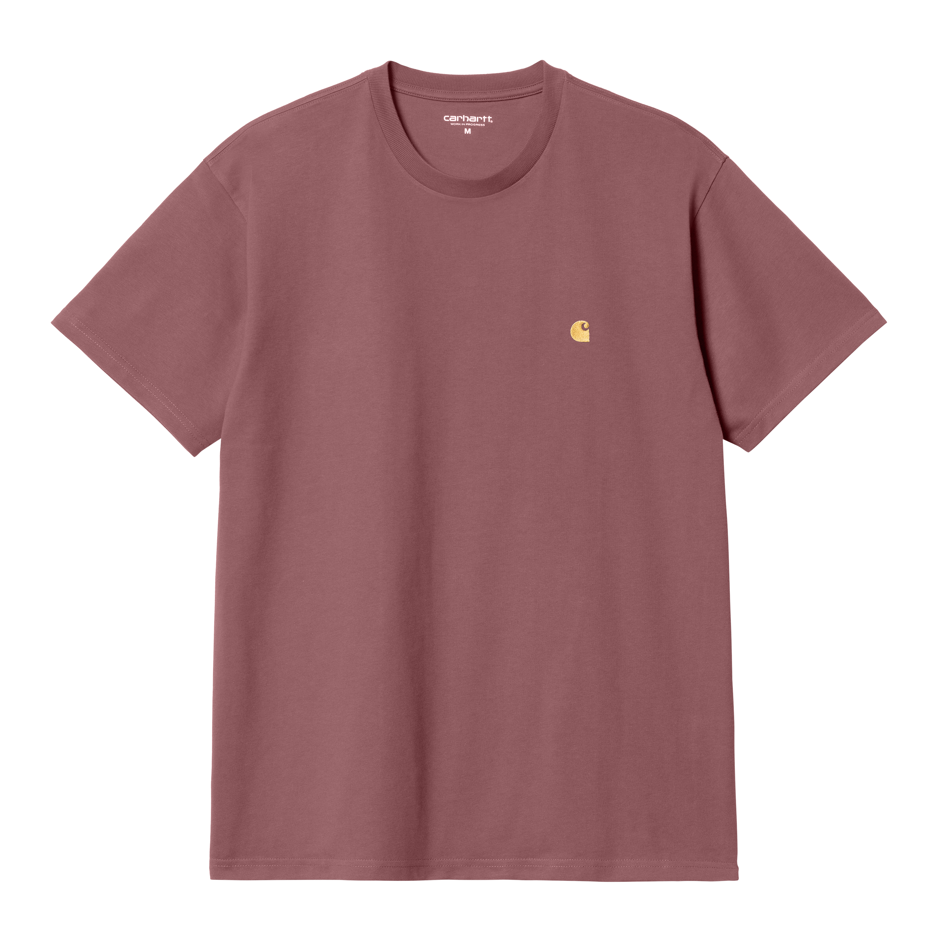 Carhartt WIP Short Sleeve Chase T-Shirt em Rosa