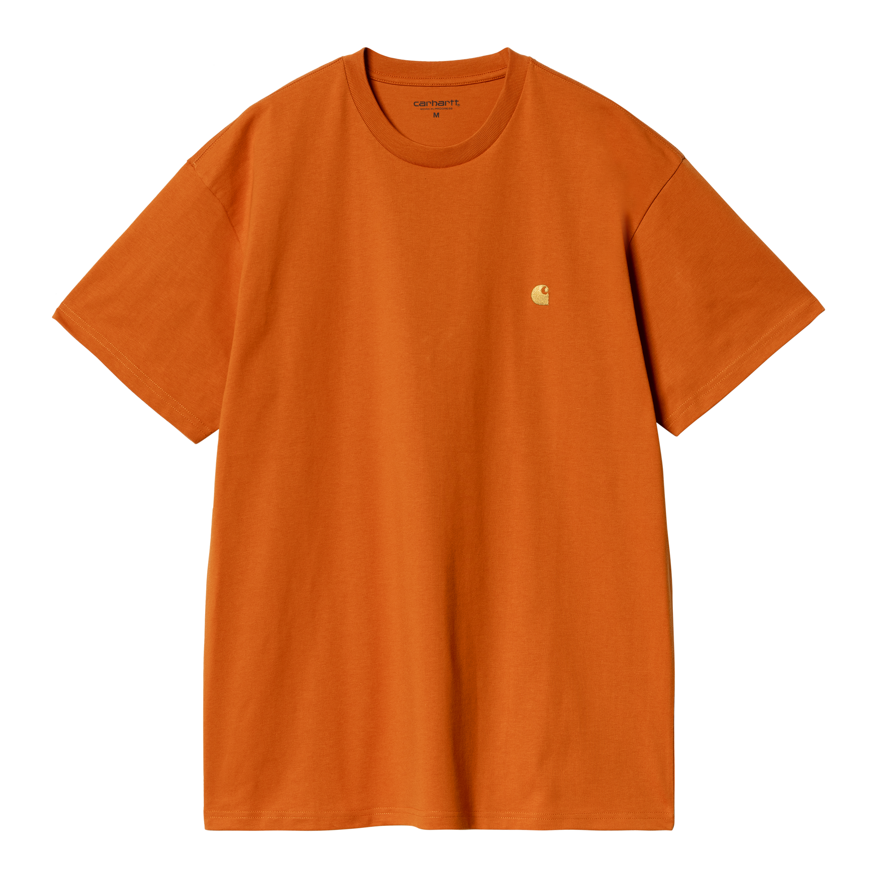 Carhartt WIP Short Sleeve Chase T-Shirt in Orange