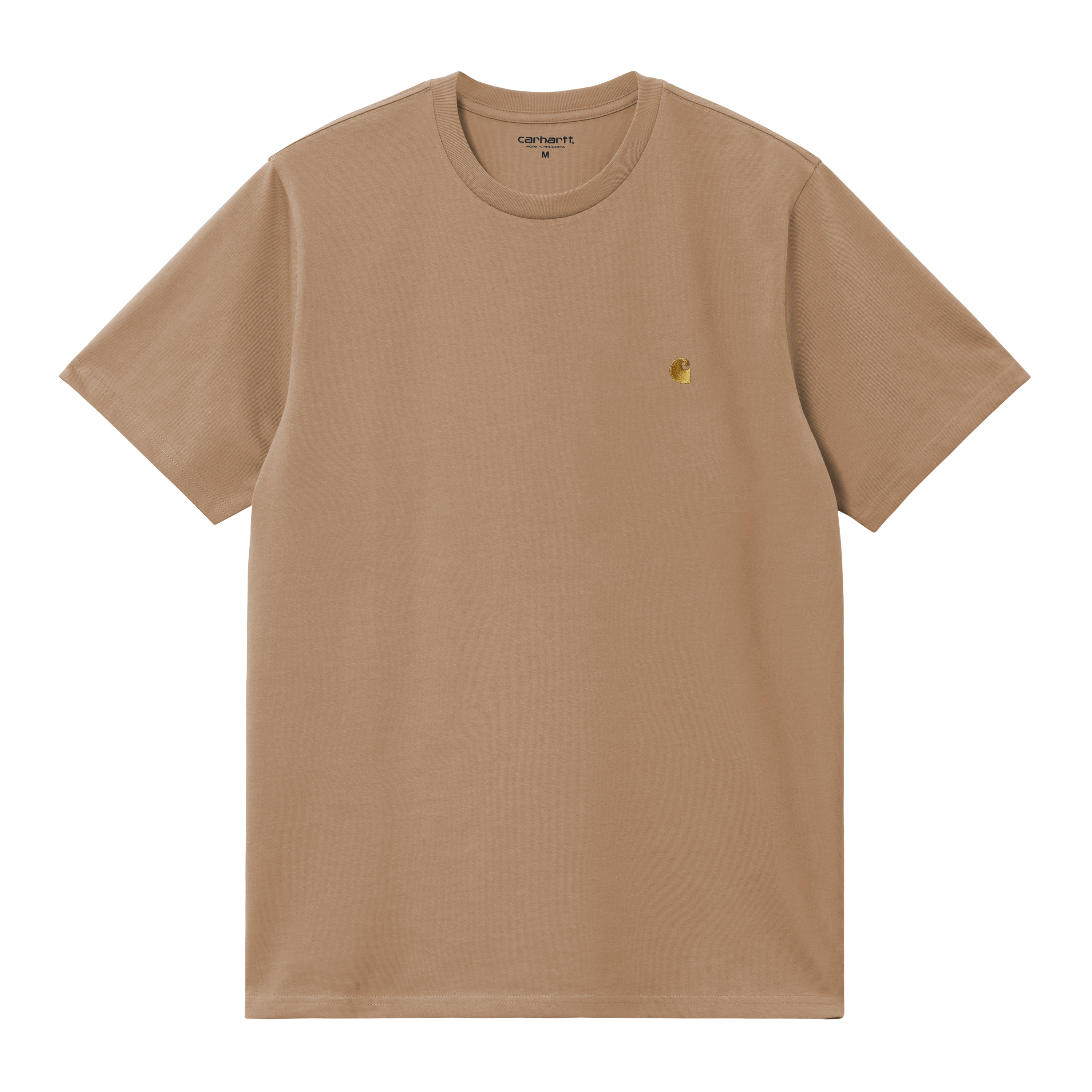 Carhartt WIP Short Sleeve Chase T-Shirt in Marrone