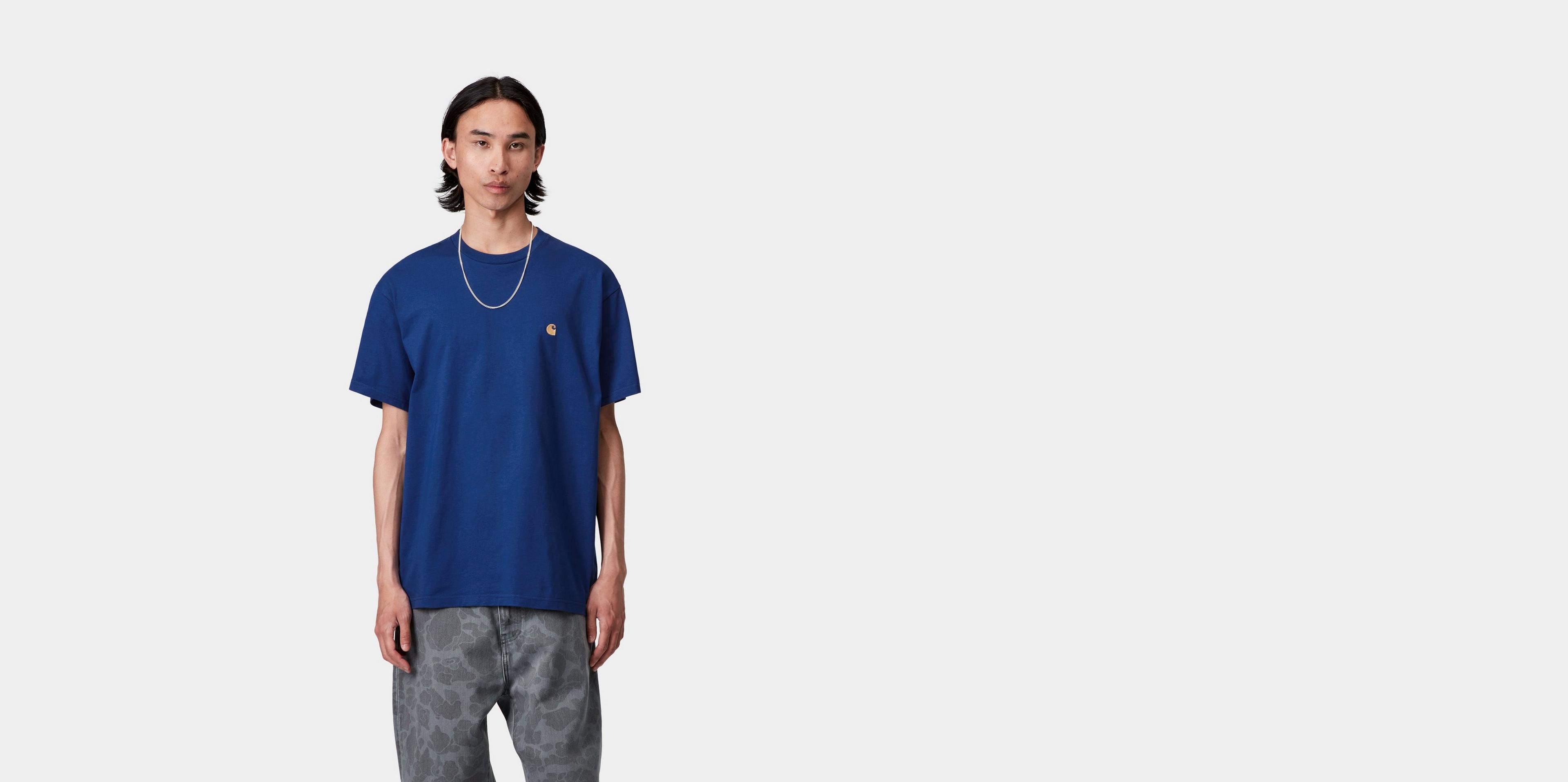 Carhartt WIP S/S Chase T-Shirt, Wolfsbane / Gold | Official