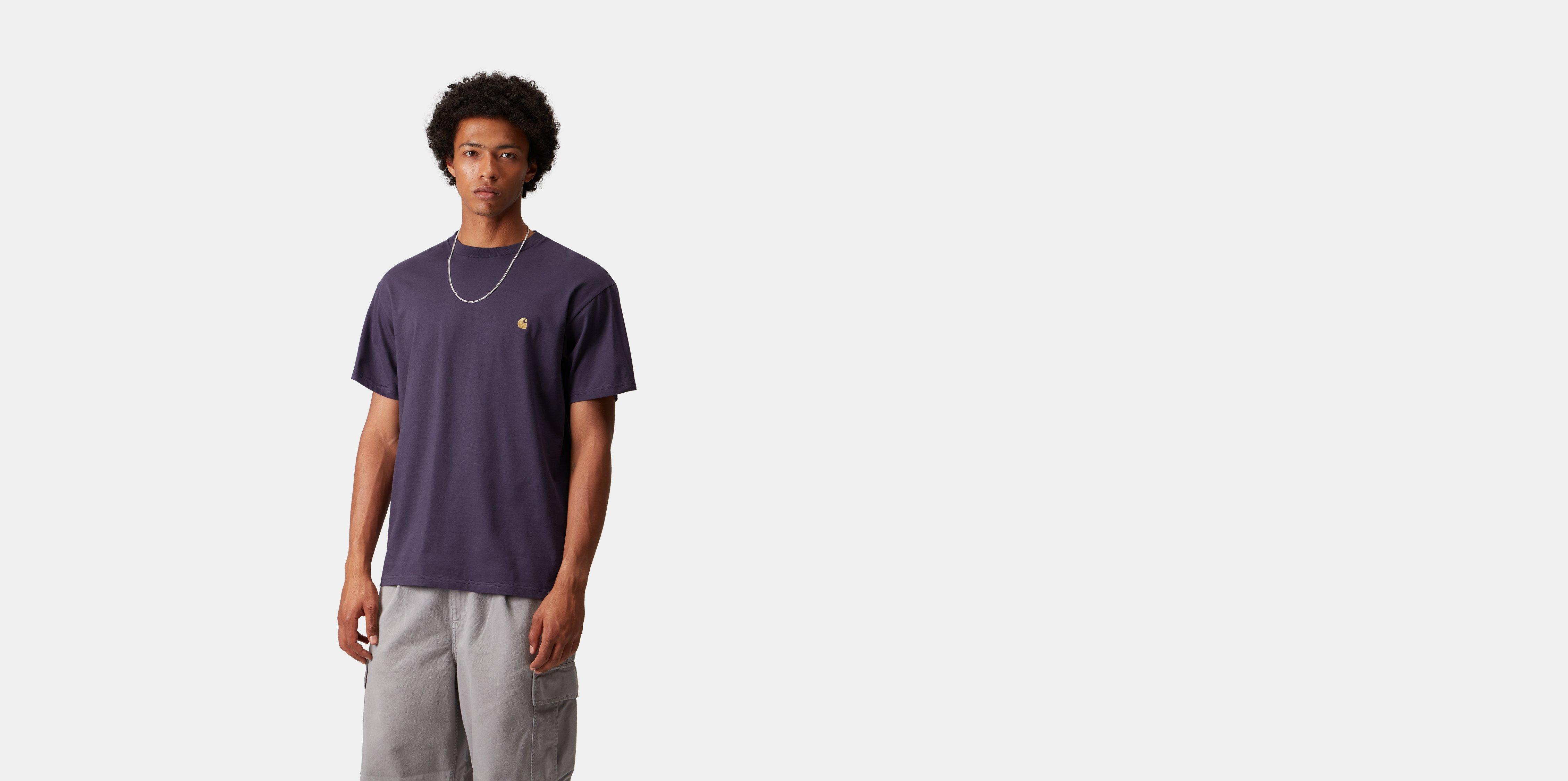 Carhartt WIP S/S Chase T-Shirt Lokers / Gold | purple | S | Men