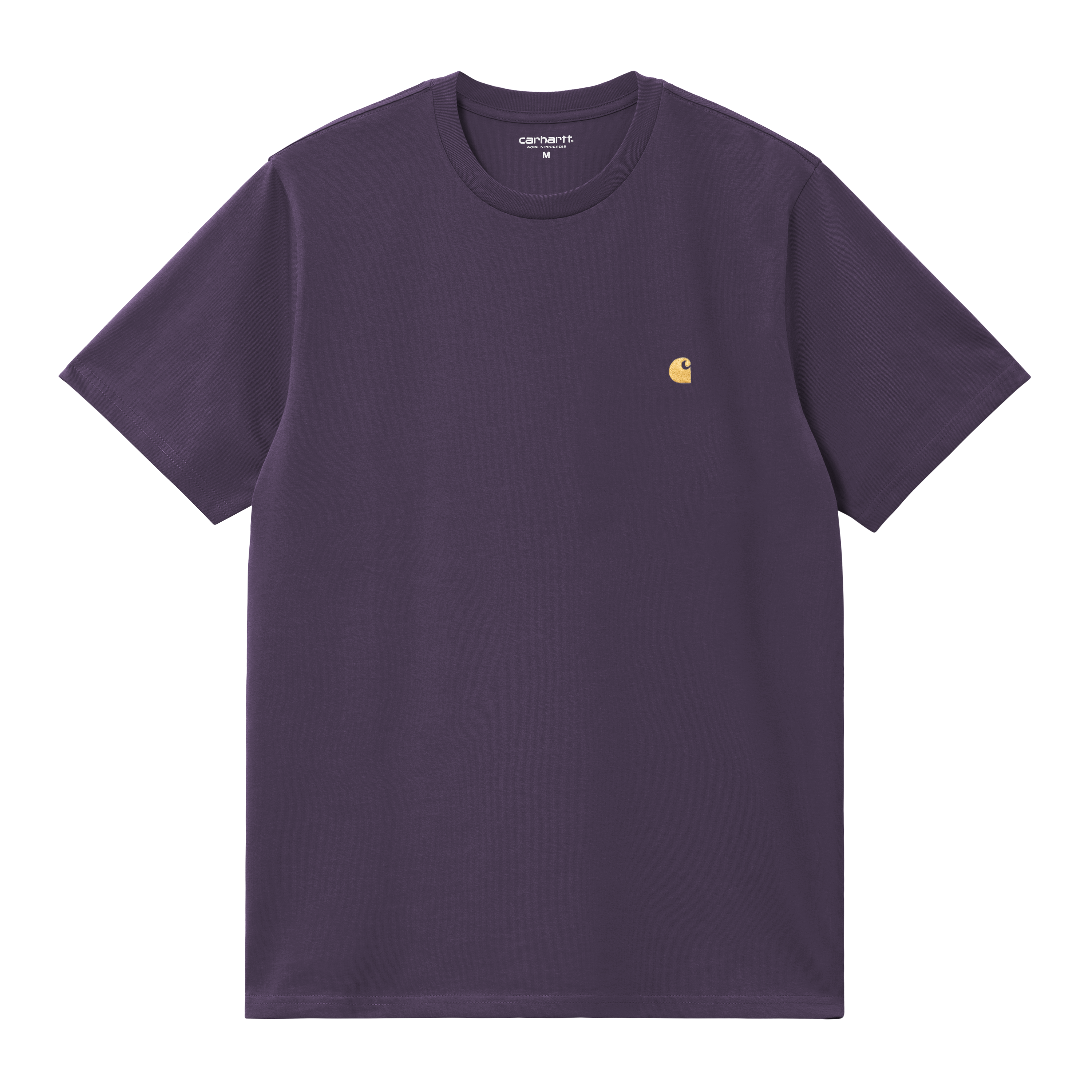 Carhartt WIP Short Sleeve Chase T-Shirt in Purple