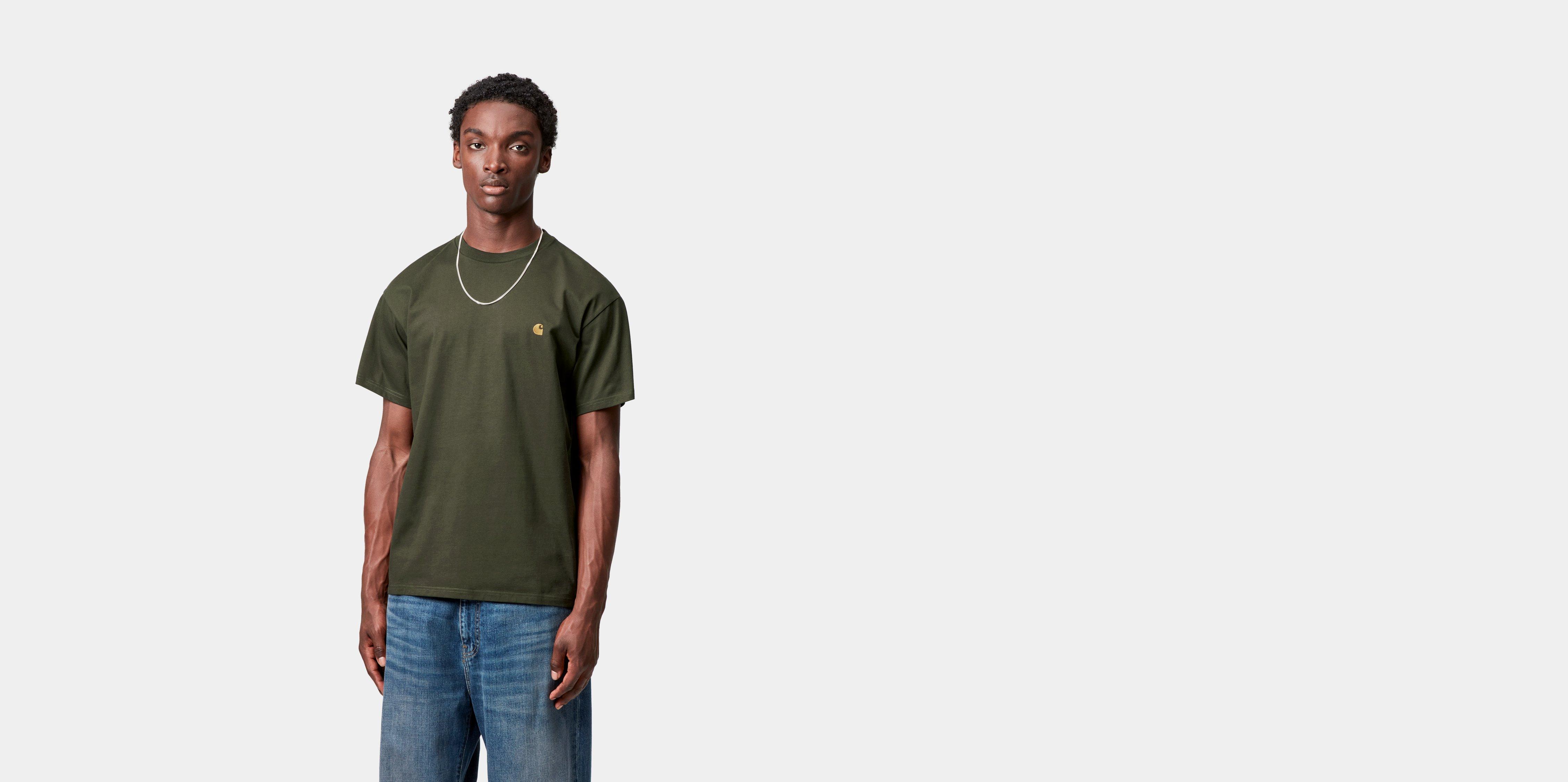 Carhartt WIP S/S Chase T-Shirt Olive / Gold | green | S | Men