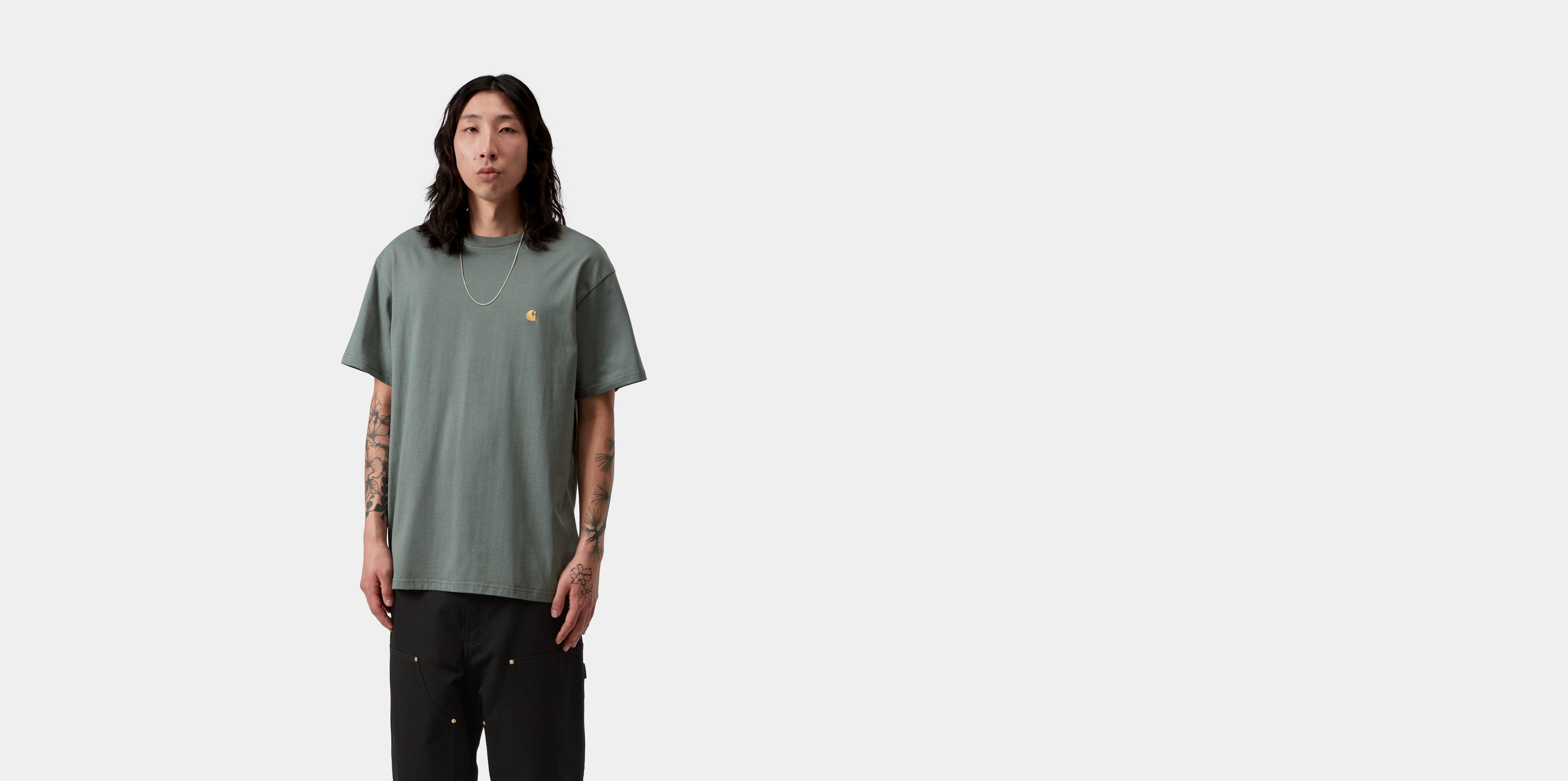 Carhartt WIP S/S Chase T-Shirt Velvet Green / Gold | M | Men