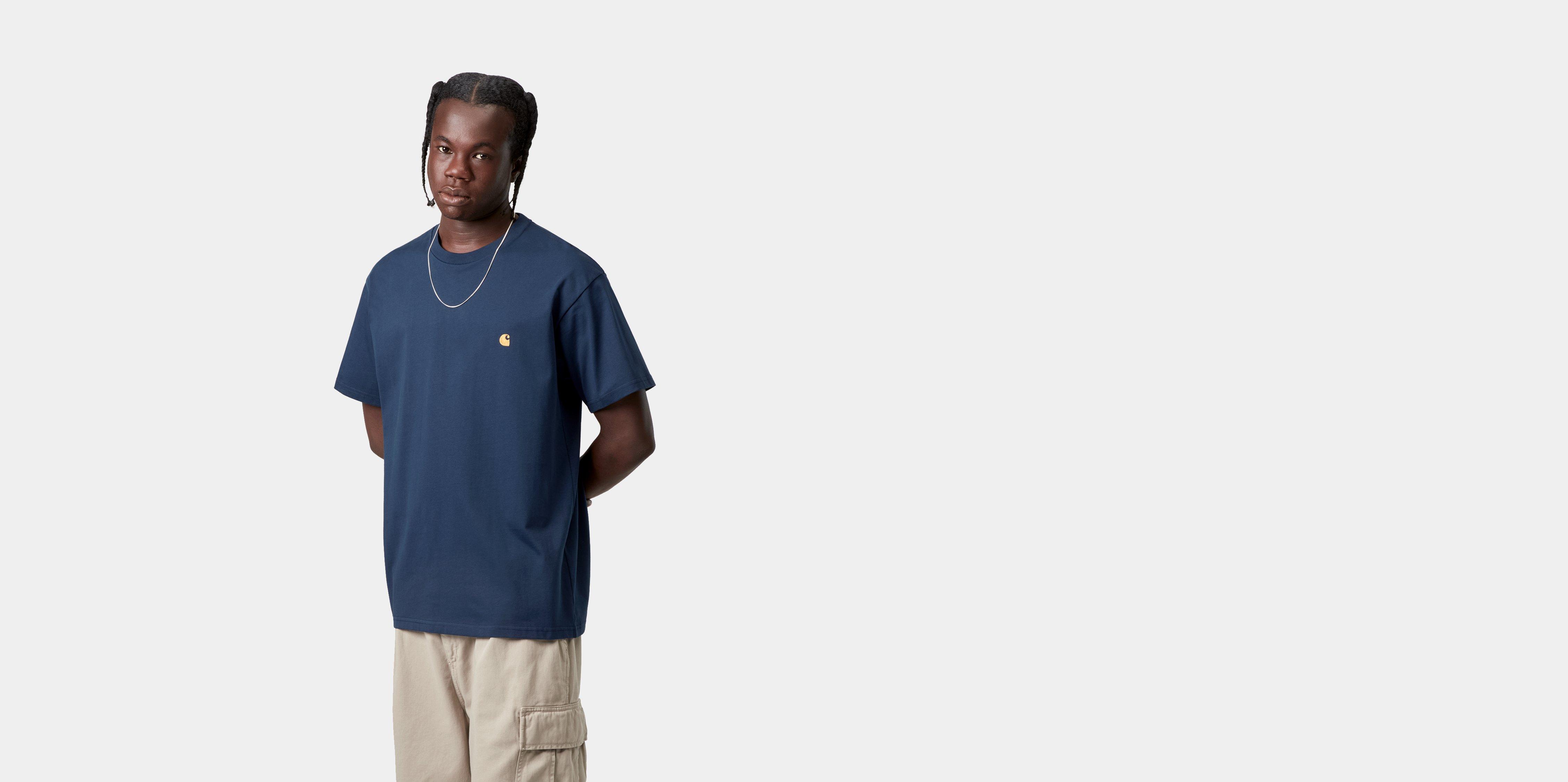 Carhartt WIP S/S Chase T-Shirt Jupiter / Gold | blue | S | Men
