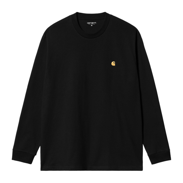 L/S Chase T-Shirt Black / Gold