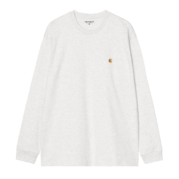 L/S Chase T-Shirt Ash Heather / Gold