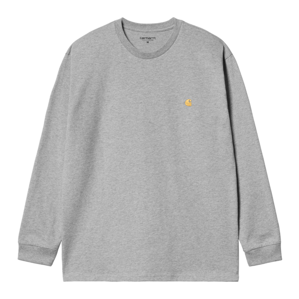 L/S Chase T-Shirt Grey Heather / Gold
