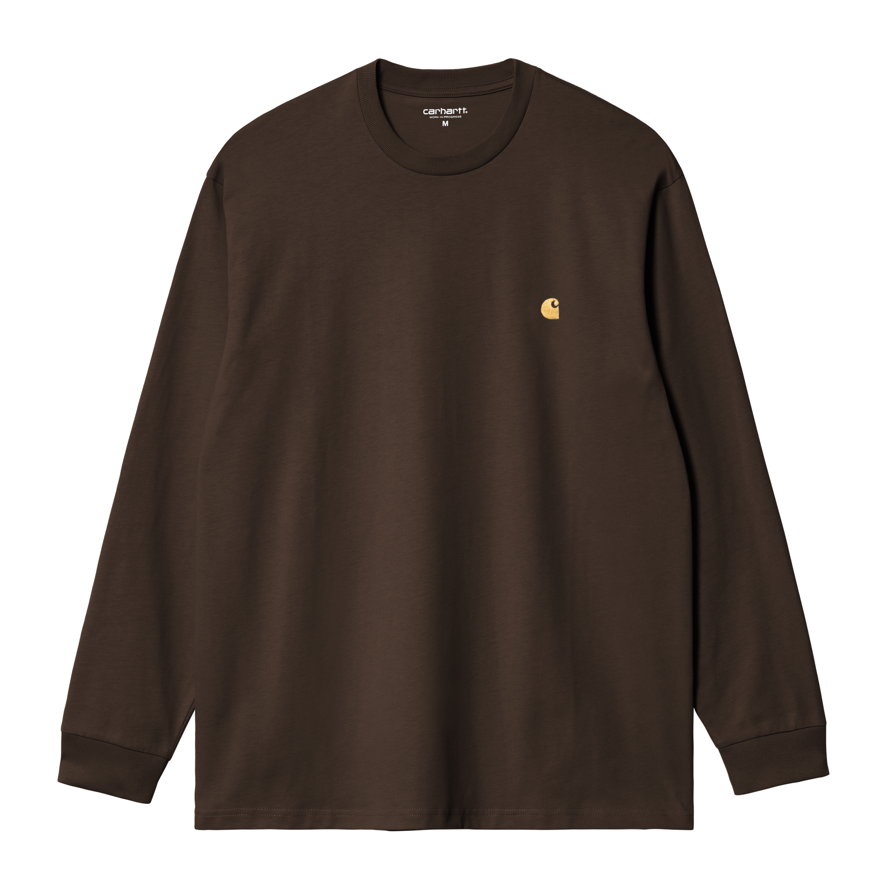 Carhartt WIP Long Sleeve Chase T-Shirt in Brown