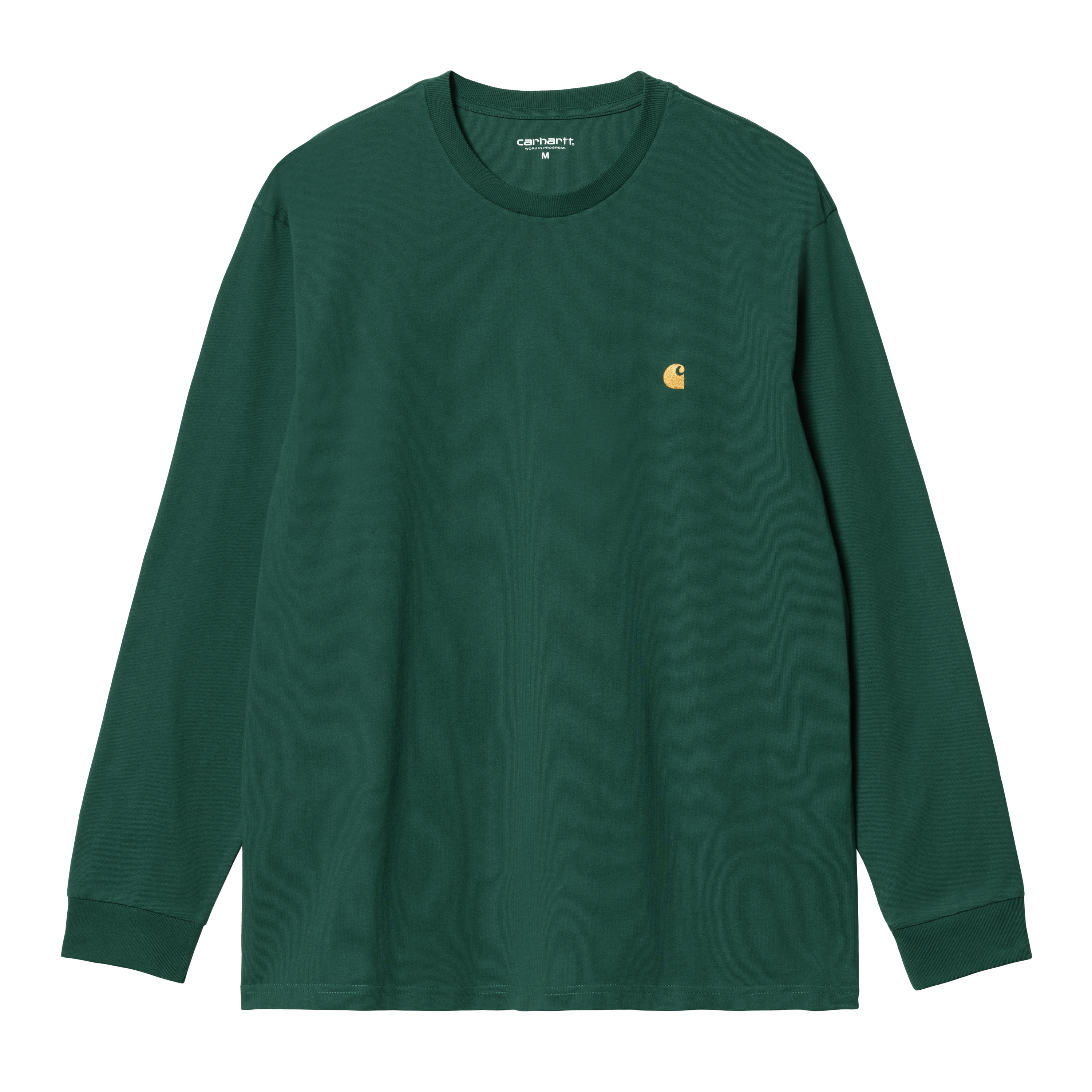 Carhartt WIP Long Sleeve Chase T-Shirt in Verde