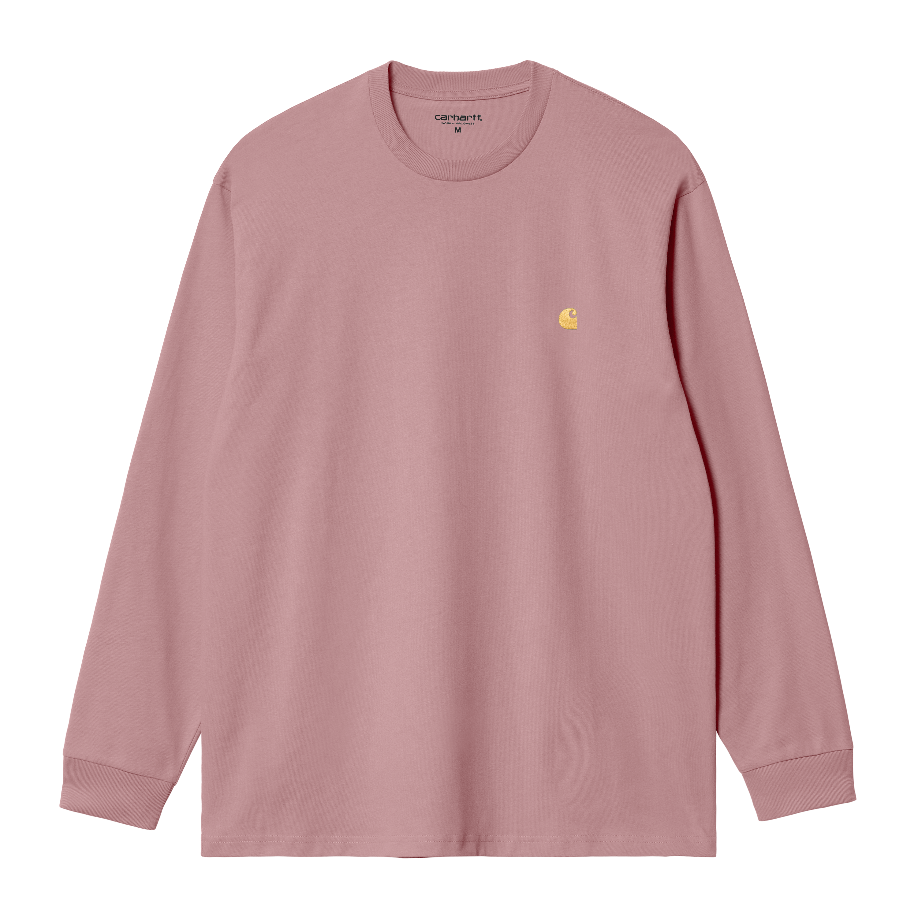 Carhartt WIP Long Sleeve Chase T-Shirt in Pink