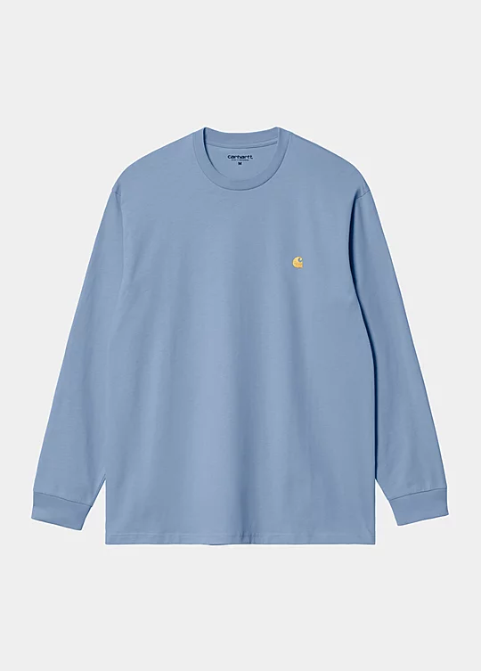 Carhartt WIP Long Sleeve Chase T-Shirt en Azul