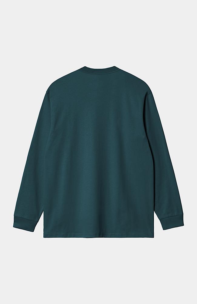 さらに100円引き◆CARHARTT◆L/S CHASE T-SHIRT Carhartt WIP L/S Chase T-Shirt, Duck Blue / Gold | Official