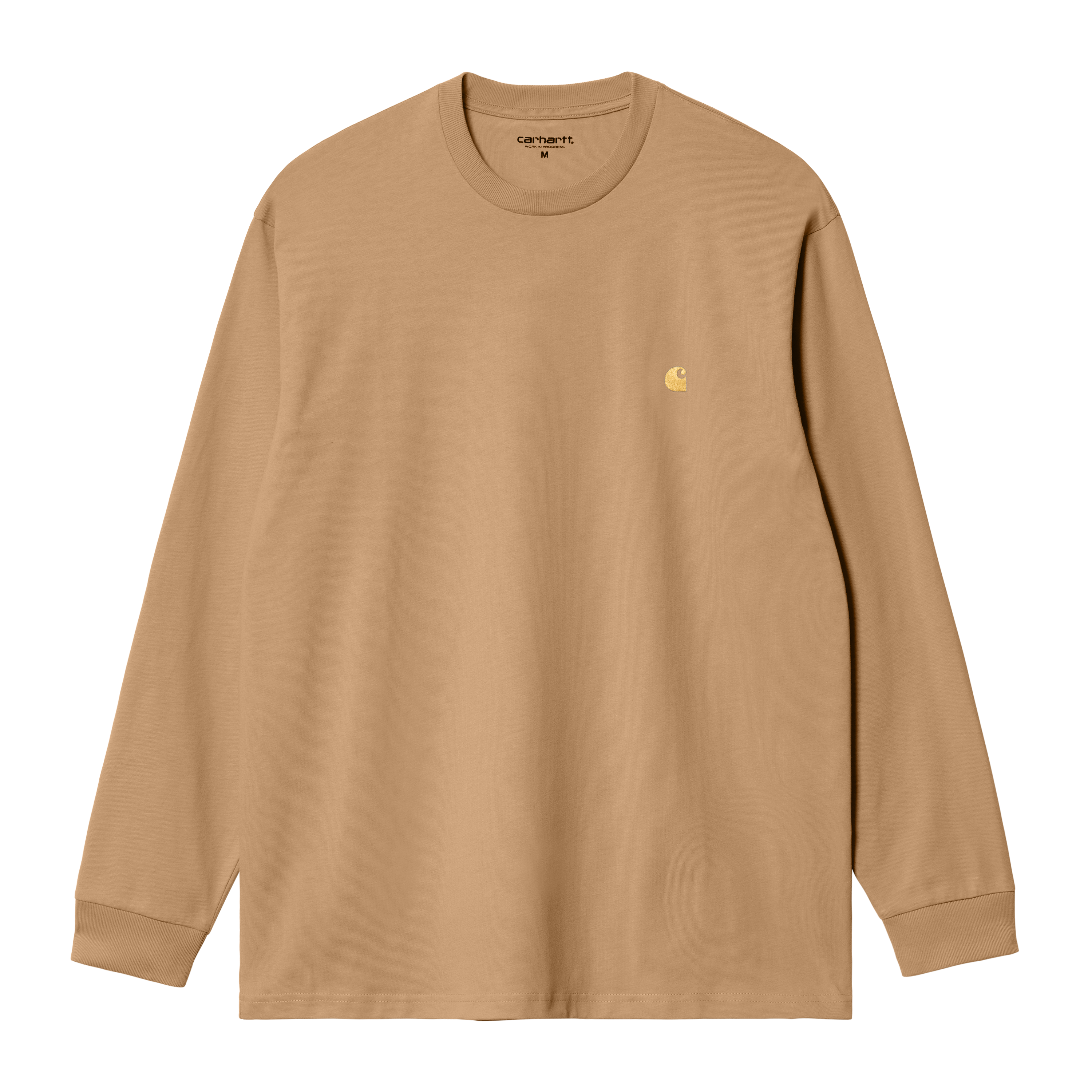 Carhartt WIP Long Sleeve Chase T-Shirt em Castanho