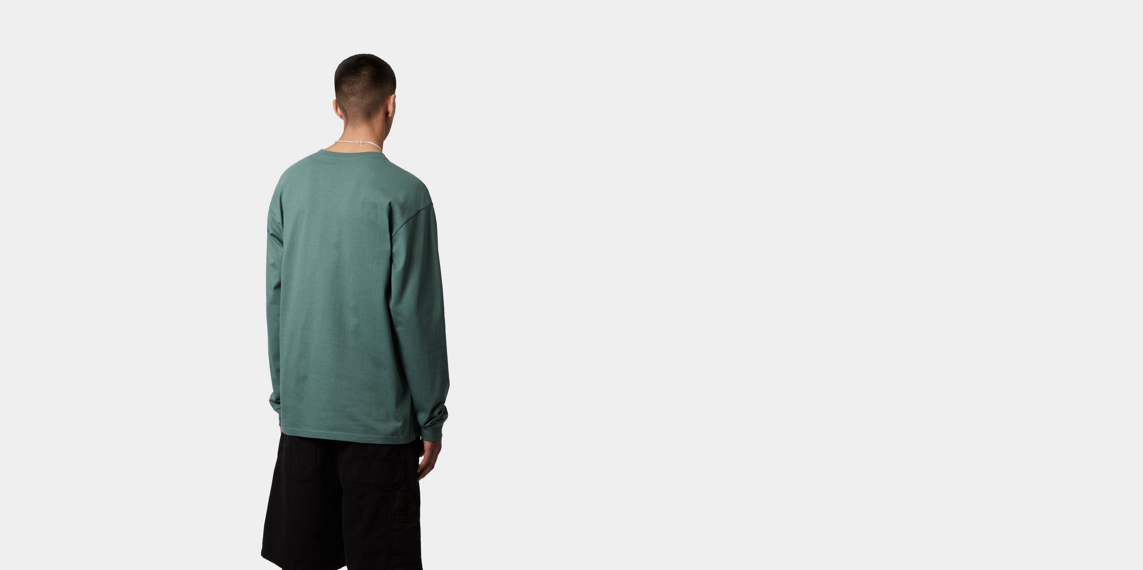 ★2024SS新作★CARHARTT★L/S CHASE T-SHIRT Carhartt WIP L/S Chase T-Shirt, White / Gold | Official