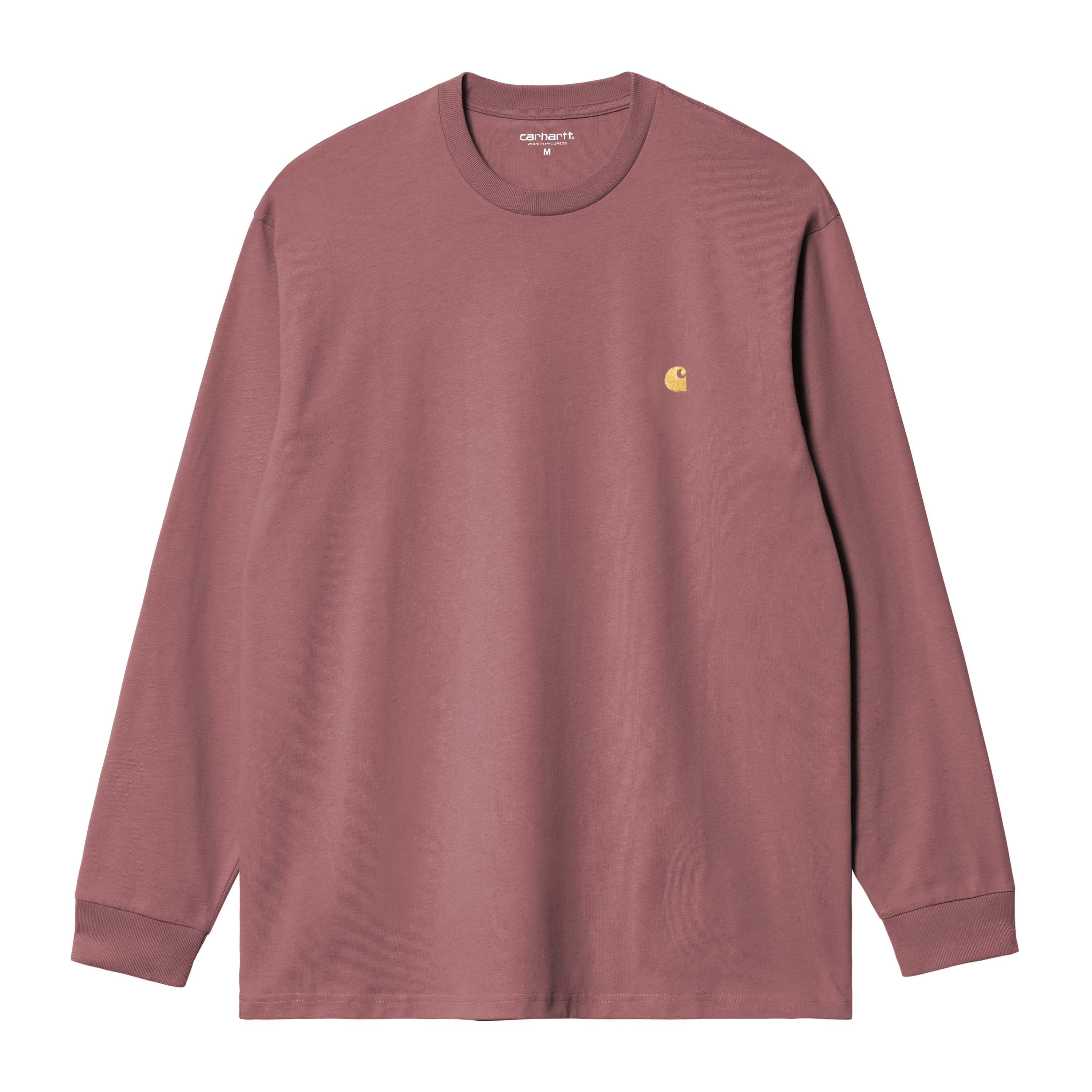 Carhartt WIP Long Sleeve Chase T-Shirt em Rosa