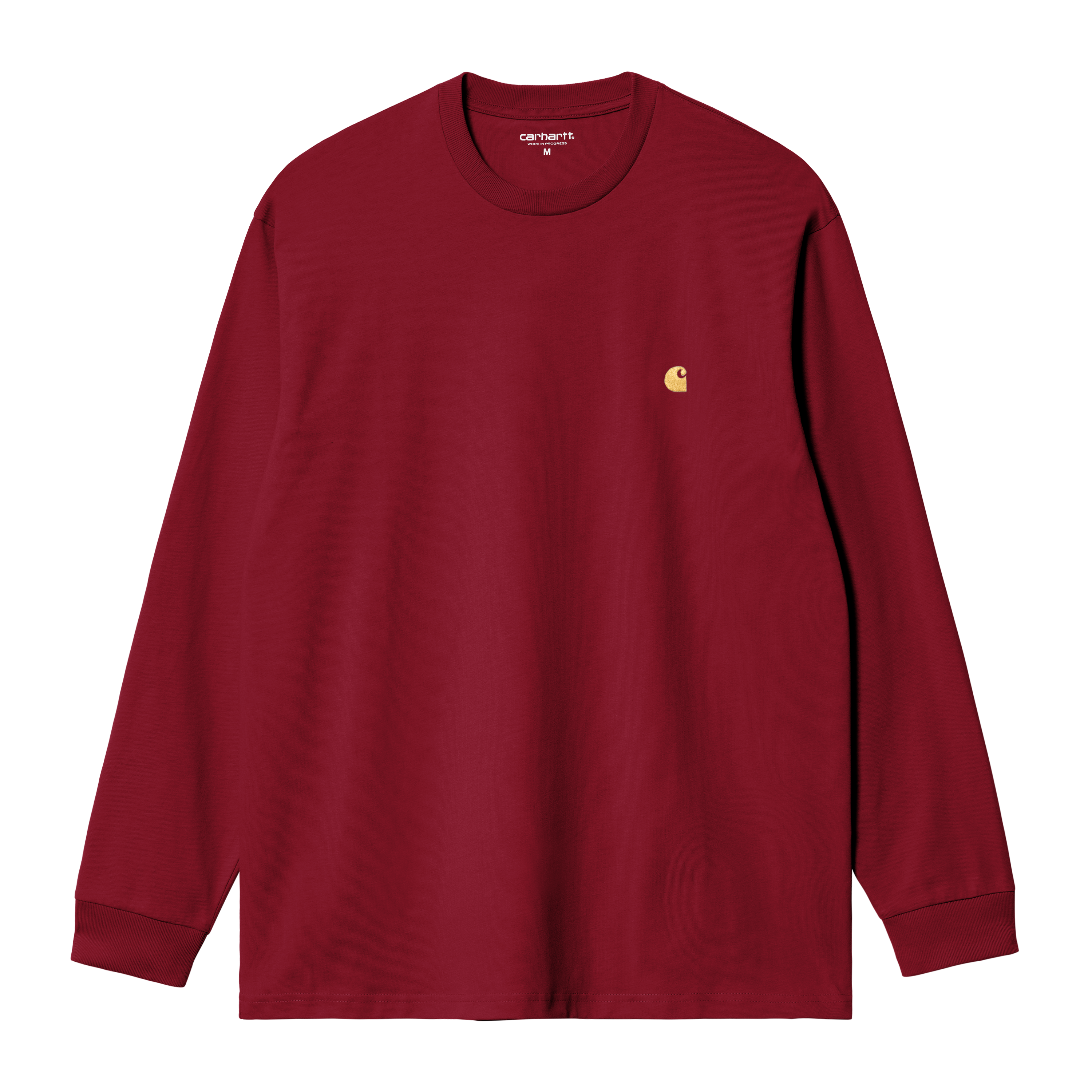 さらに100円引き◆CARHARTT◆L/S CHASE T-SHIRT Carhartt WIP L/S Chase T-Shirt, Scarlet / Gold | Official