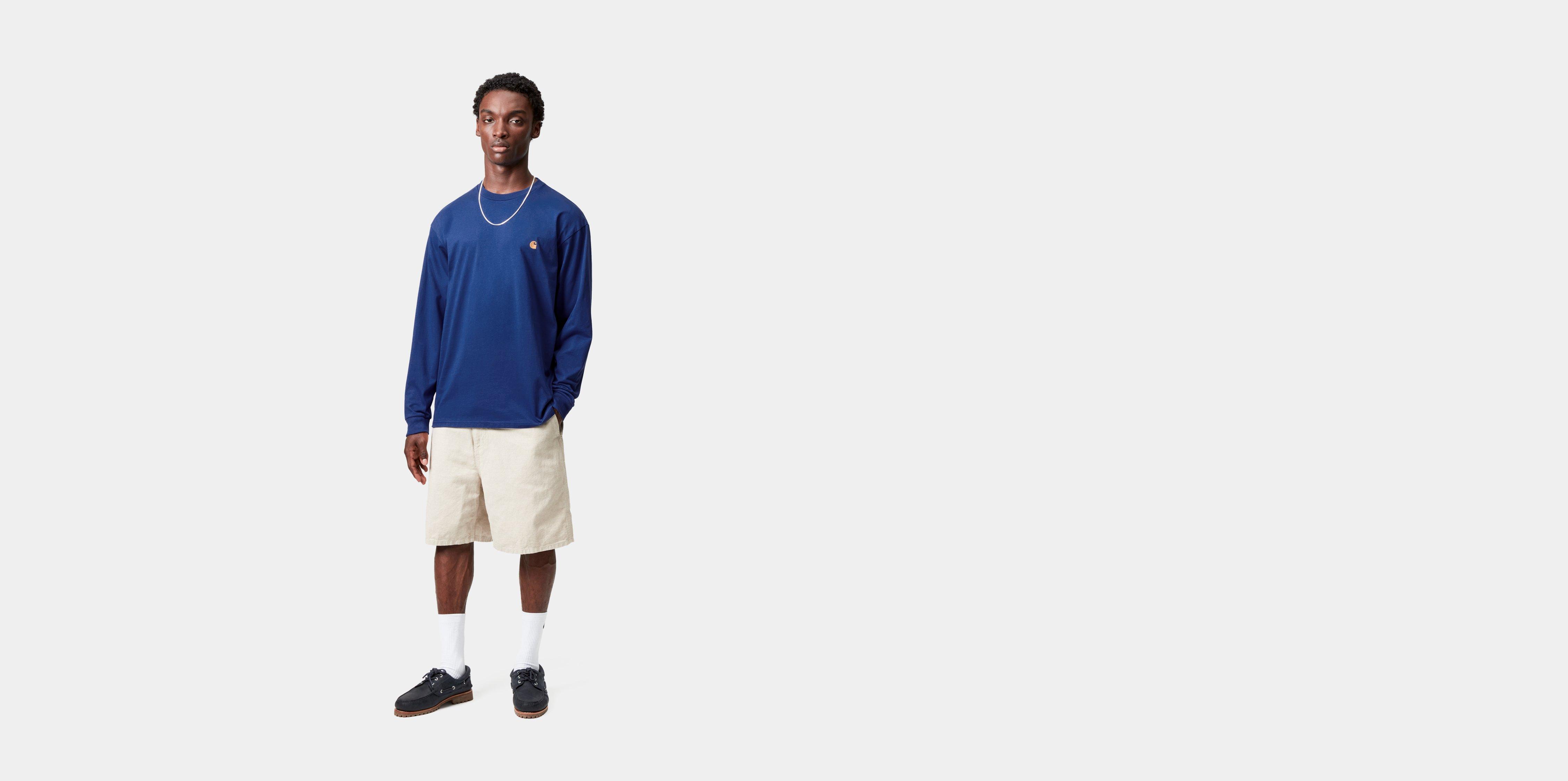 Carhartt WIP L/S Chase T-Shirt, Wolfsbane / Gold | Official